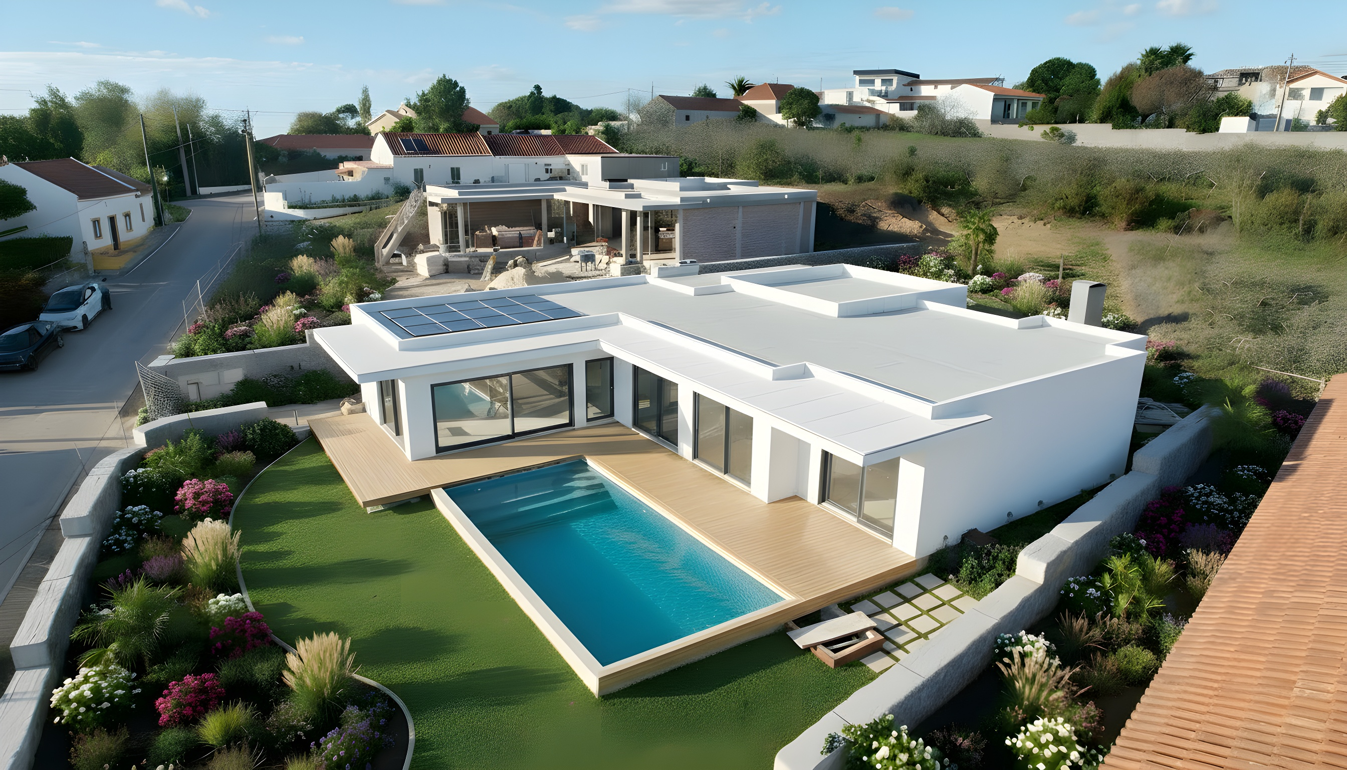 3-bedroom house with garage and pool in Alfeizerão