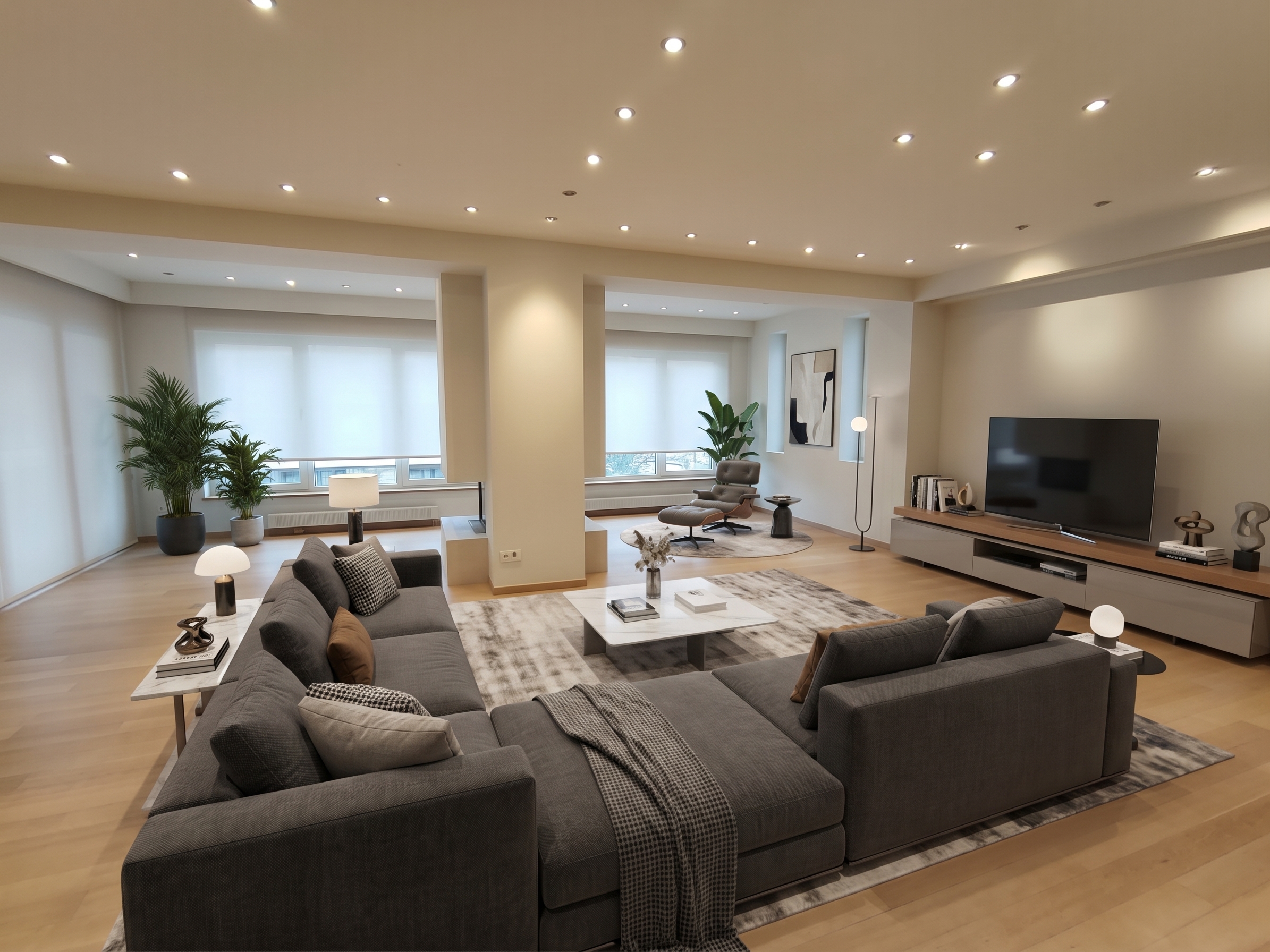 Luxurious villa with exceptional view in Dionysos [KI-modifiziert]