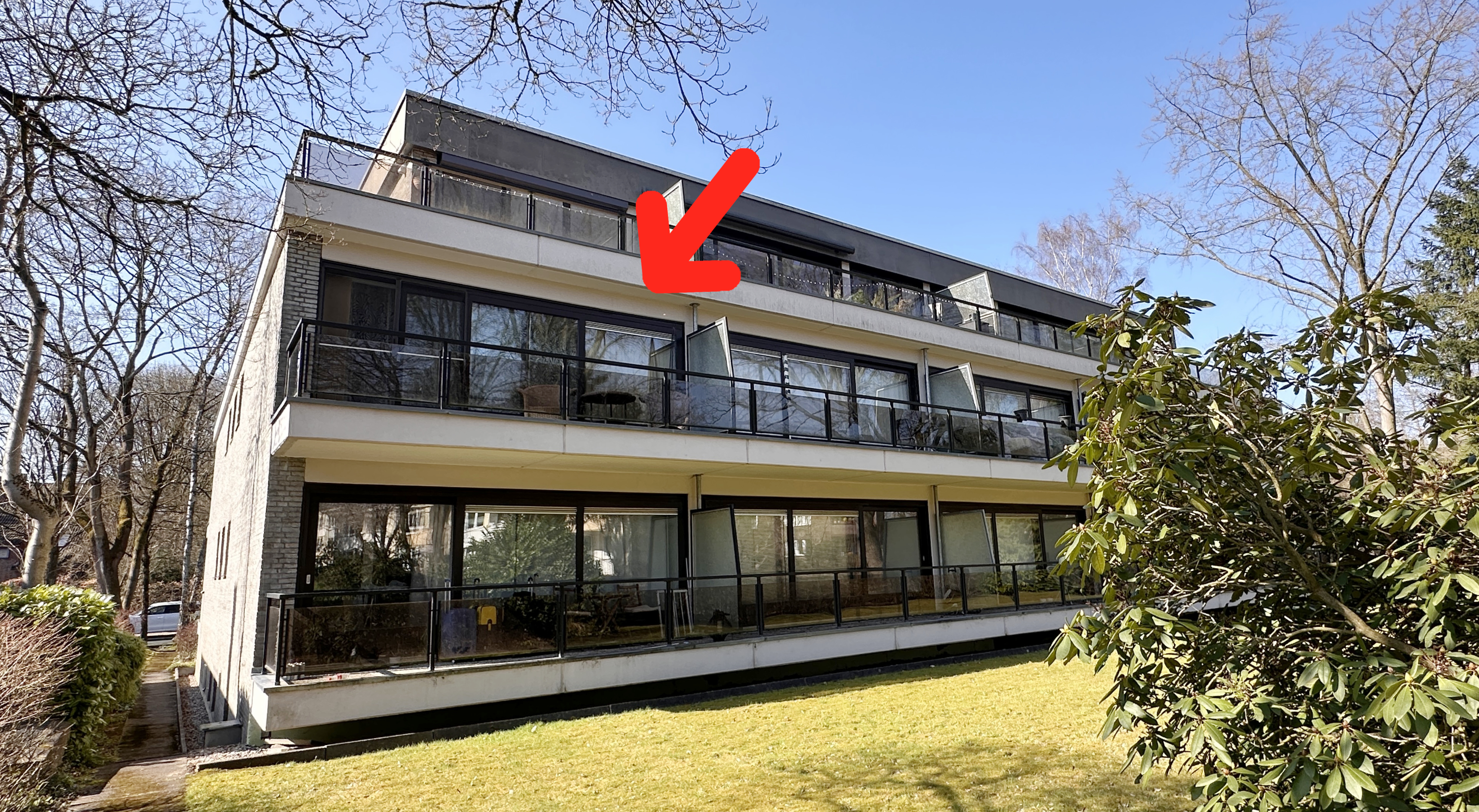 Charmante 1-Zimmer-Wohnung mit großem Balkon und Blick ins Grüne
