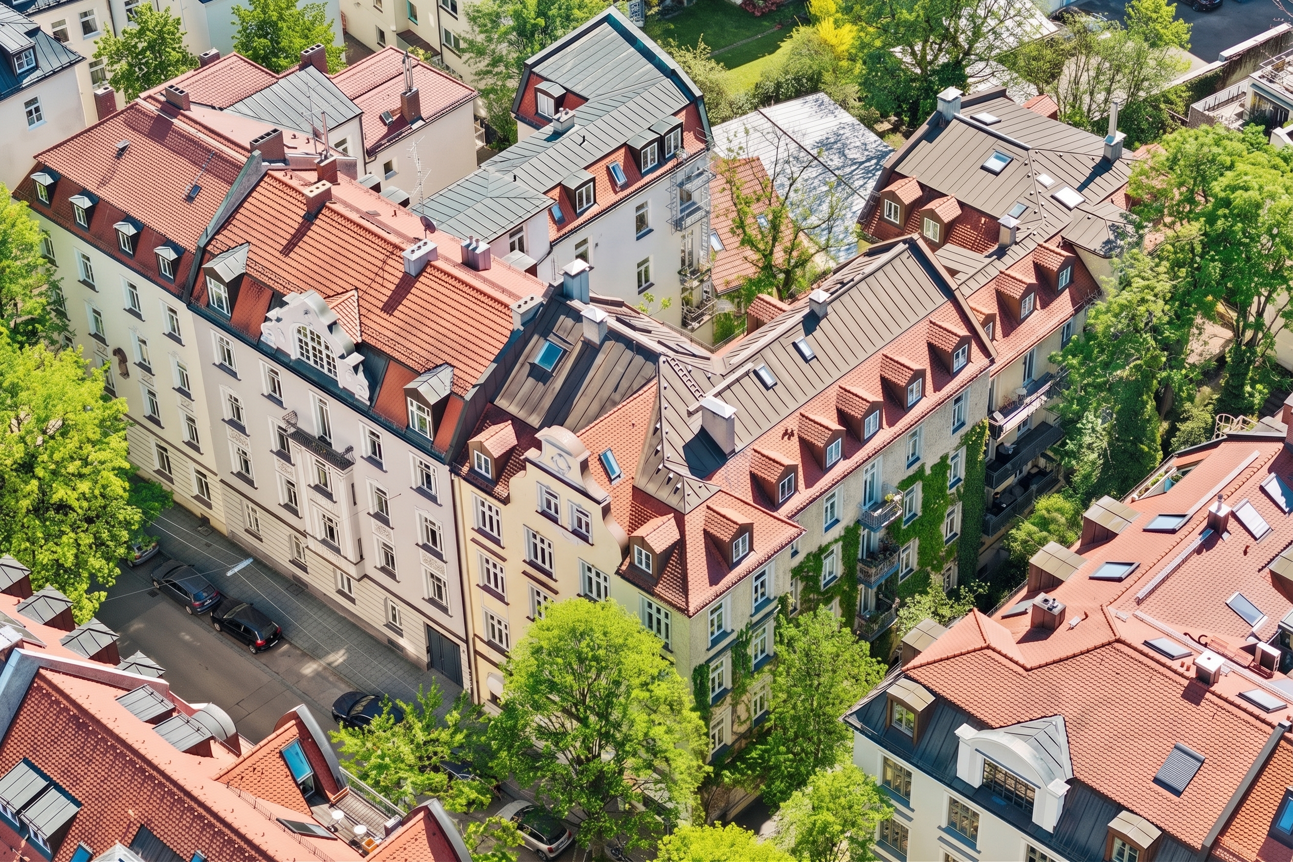 Exclusive 3.5-room top-floor apartment in Schwabing-West with terrace & gallery