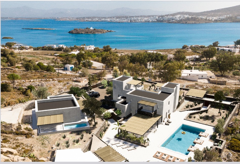 Einzigartige Villa mit separatem Gästehaus in Kolymbithres, Paros