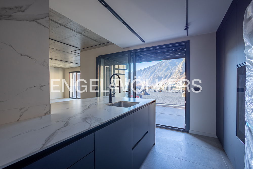 New construction penthouse with terrace and views