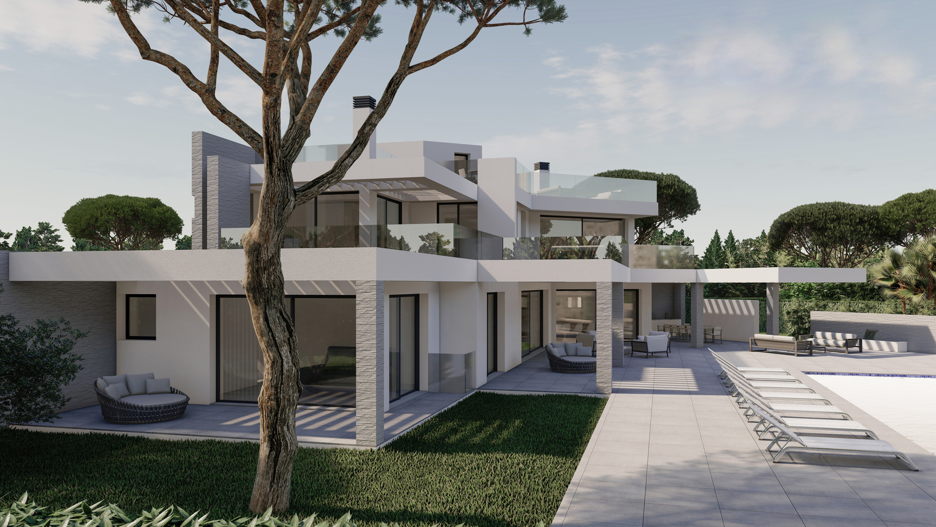 Plot with approved project in Vale do Lobo