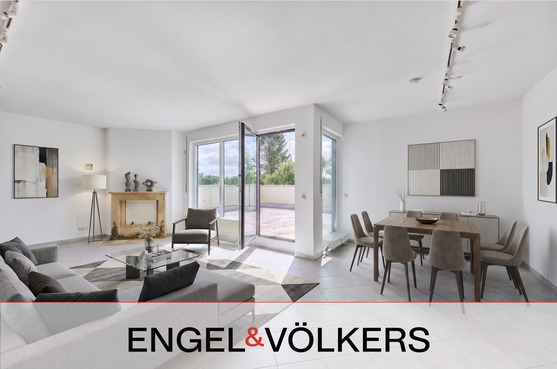 Attraktive Eigentumswohnung im Penthousstil -  Darmstädter Mathildenhöhe!