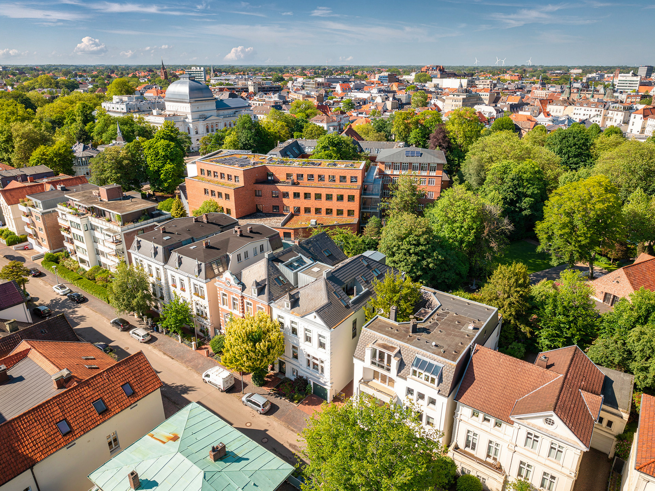 Blick über die Dächer des Dobbenviertels!