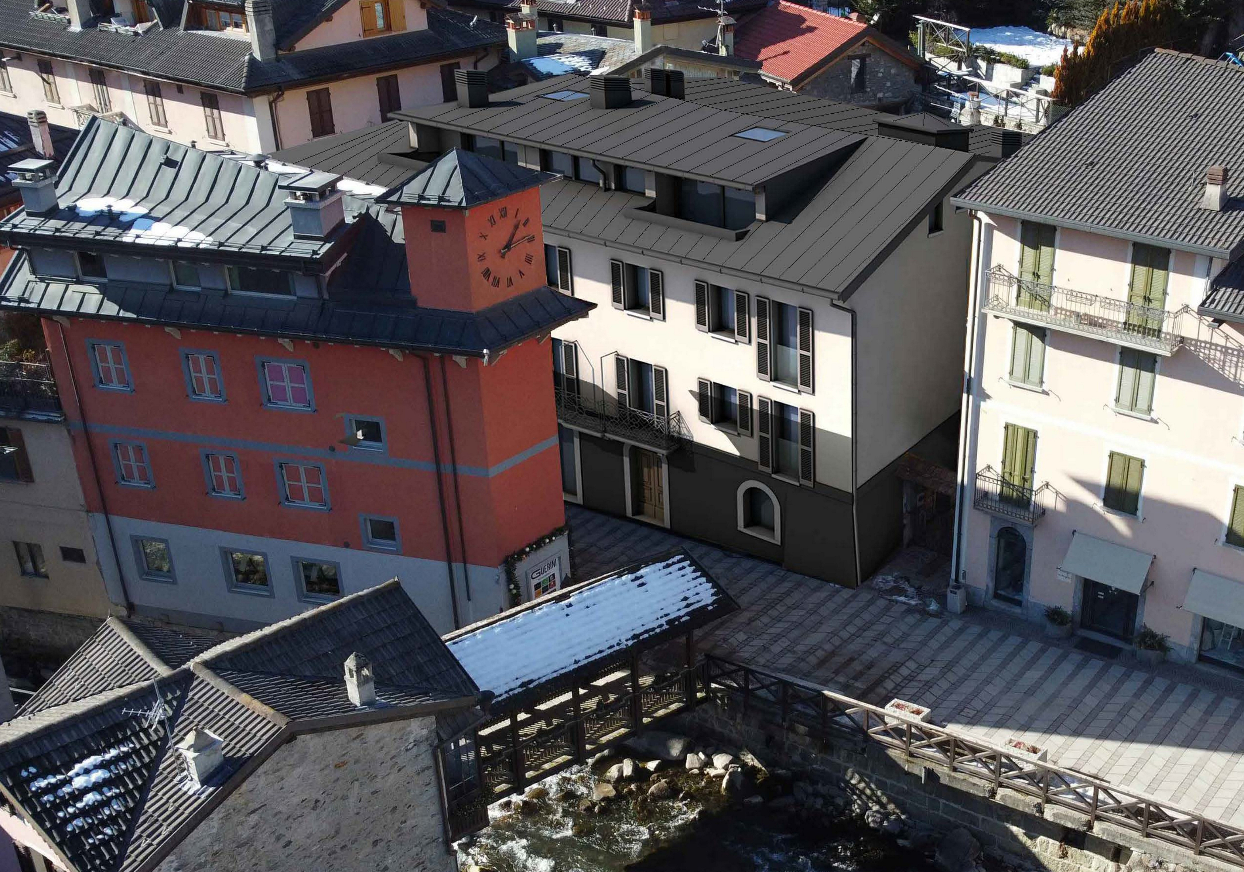 Elegant three-room apartment in downtown Ponte di Legno