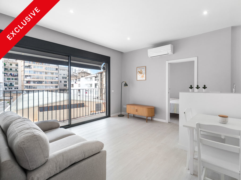 Modernised flat with private rooftop terrace in prime Blanquerna location