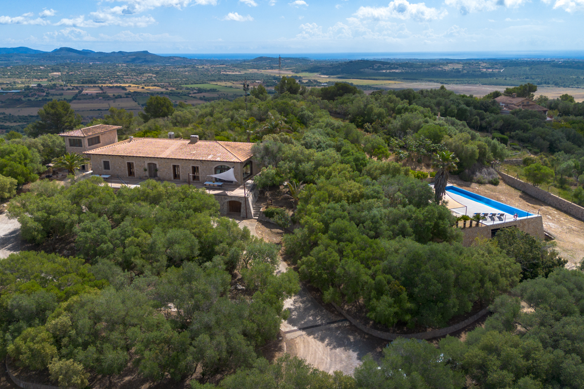 Finca with panoramic views until the sea