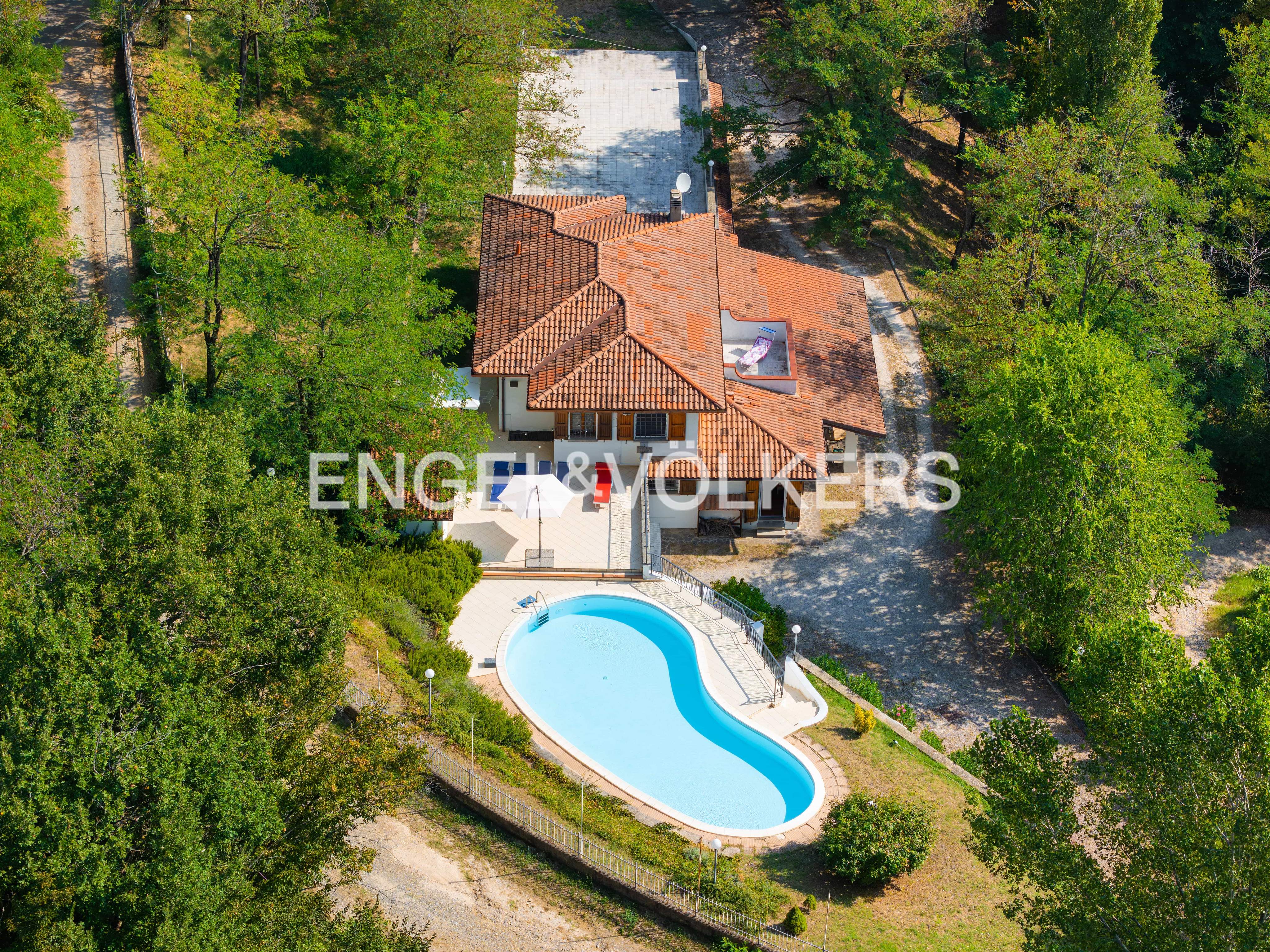 Maison Blanche, a dream villa with a pool surrounded by greenery