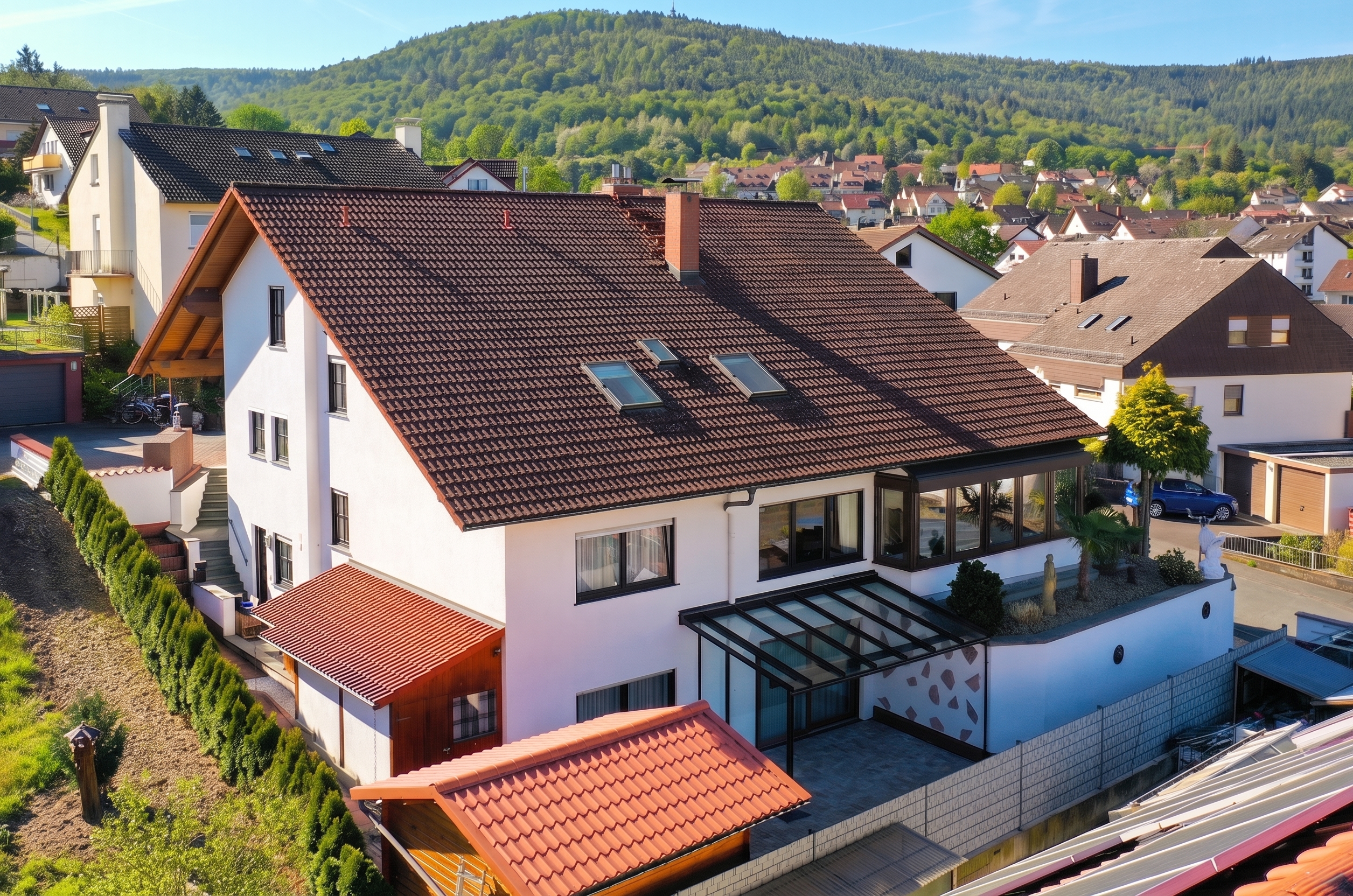 1 - 3 Familienhaus mit grandiosem Ausblick - großzügiges Familienglück oder Vermieten