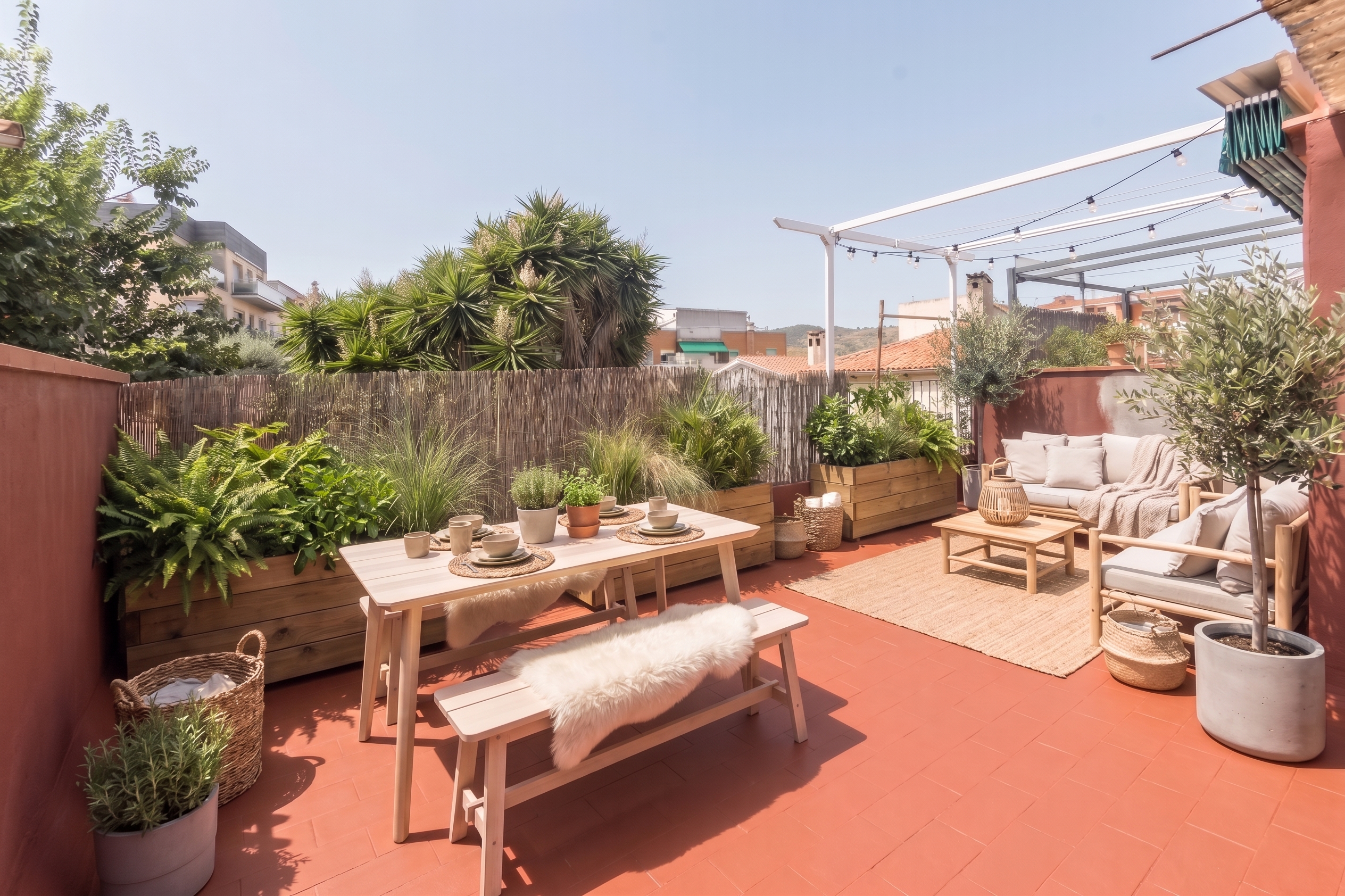 Townhouse with private terrace and parking in La Font d’en Fargues