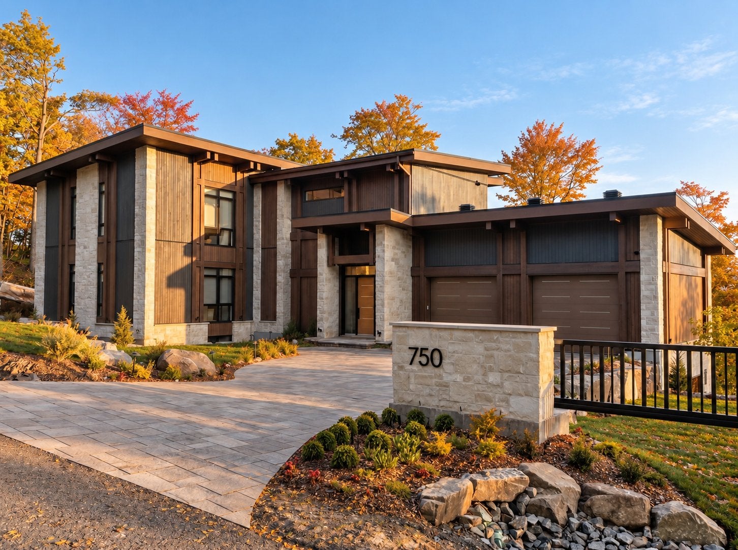 Nestled at the top of the mountain with breathtaking views