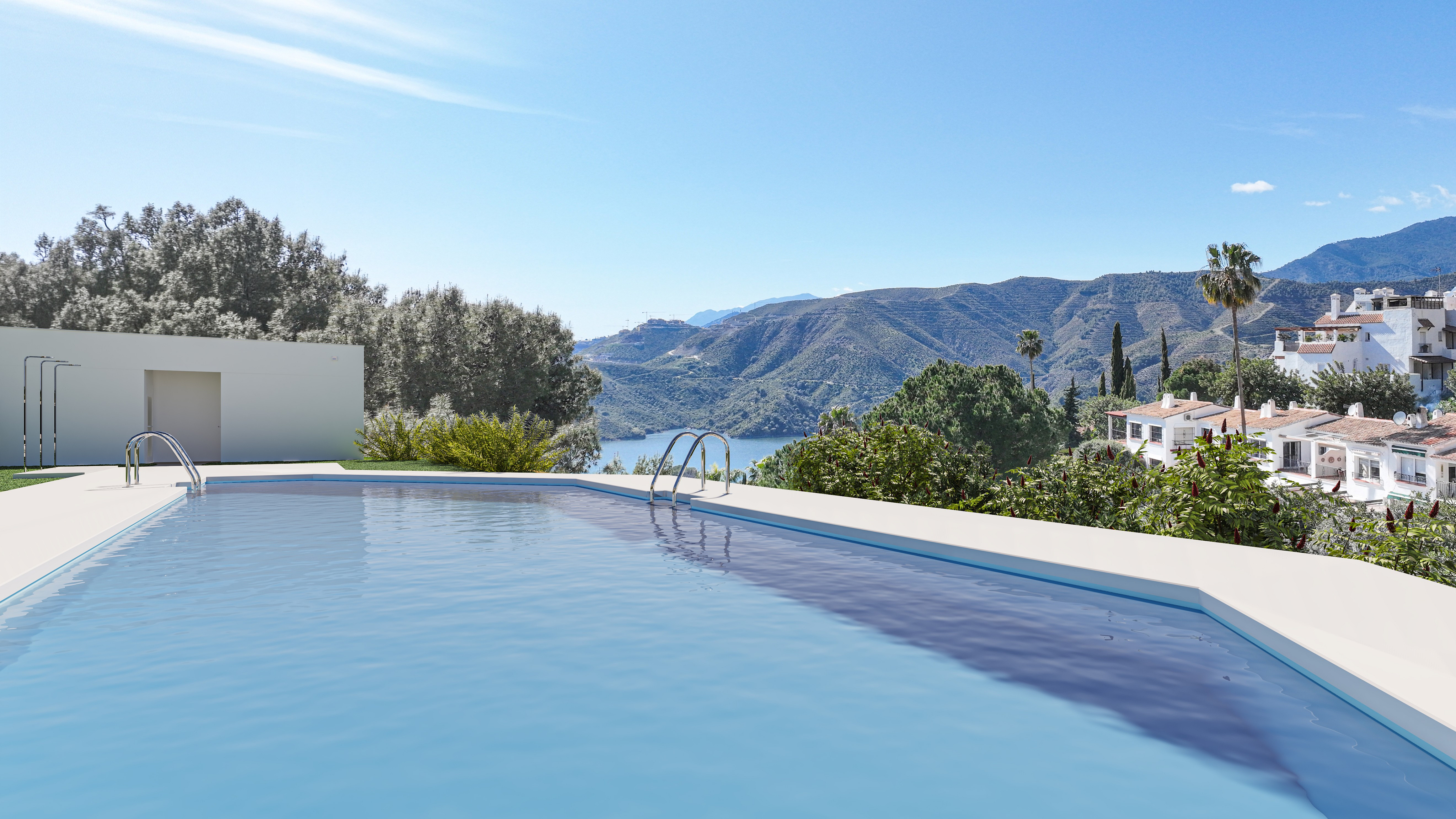 Exklusive 3-Schlafzimmer-Wohnungen mit Blick auf den See und die Berge