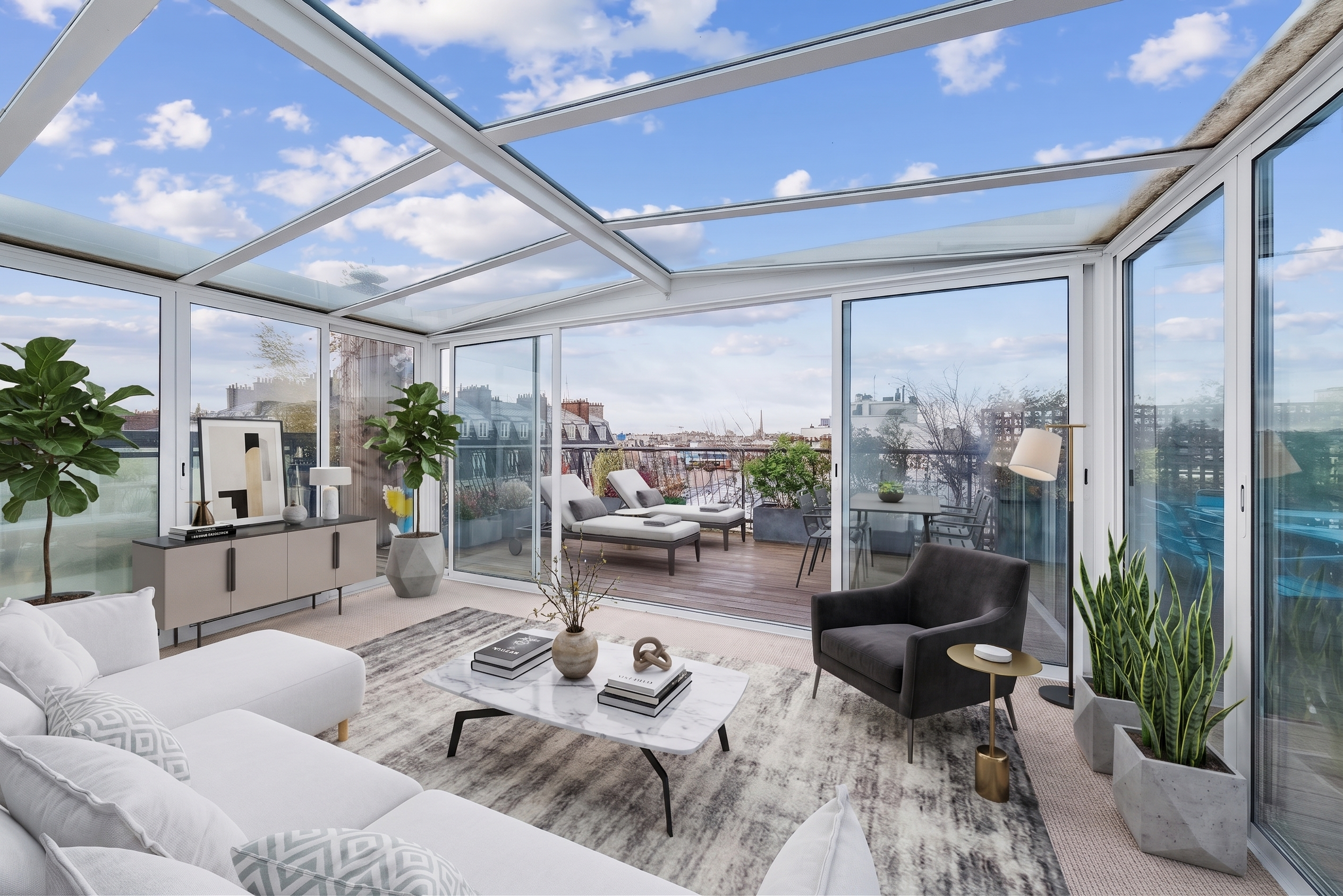 A family lifestyle in the sky in the heart of Batignolles