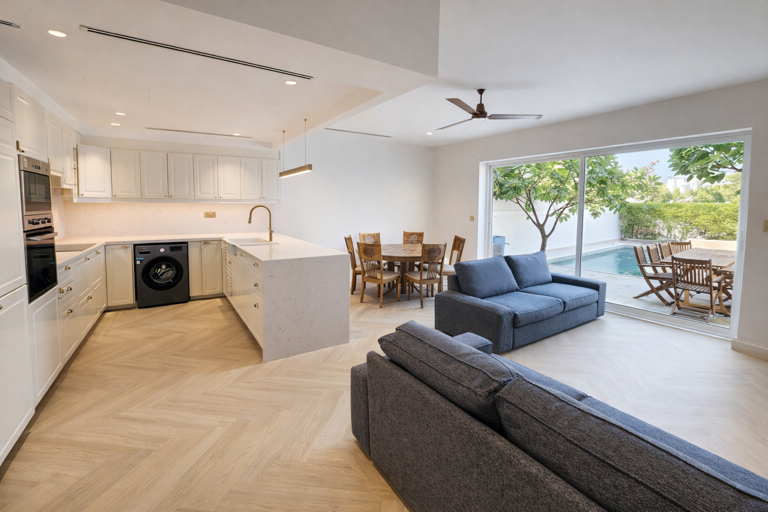 Furnished Option | Modern Finish | Park Backing