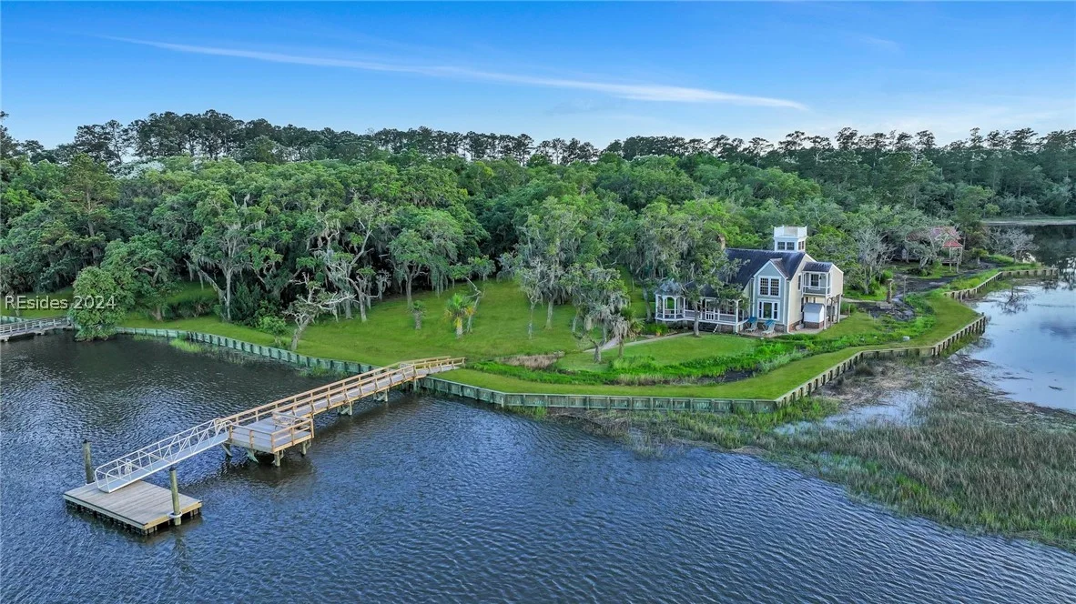 Picturesque 7 Acre Estate with Deep Water Access