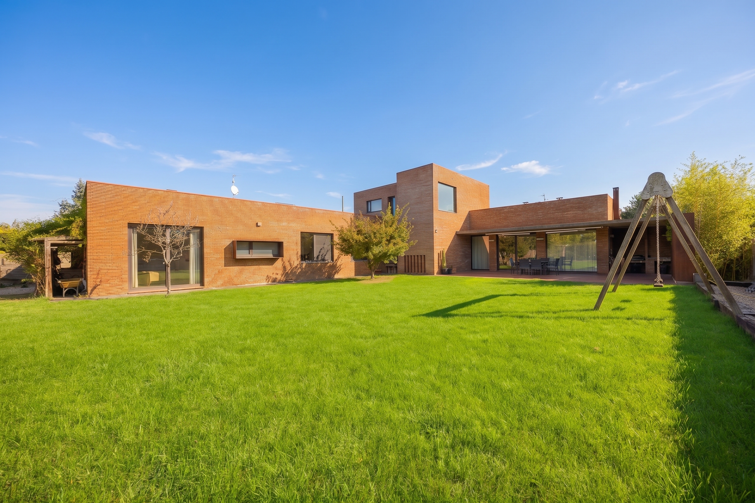Spectacular modern detached villa in Abadiano [AI-modified]