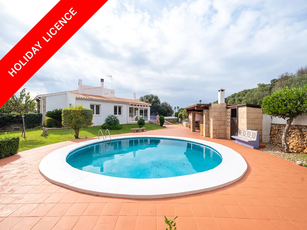 Large villa with pool and tourist license, Ciutadella, Menorca