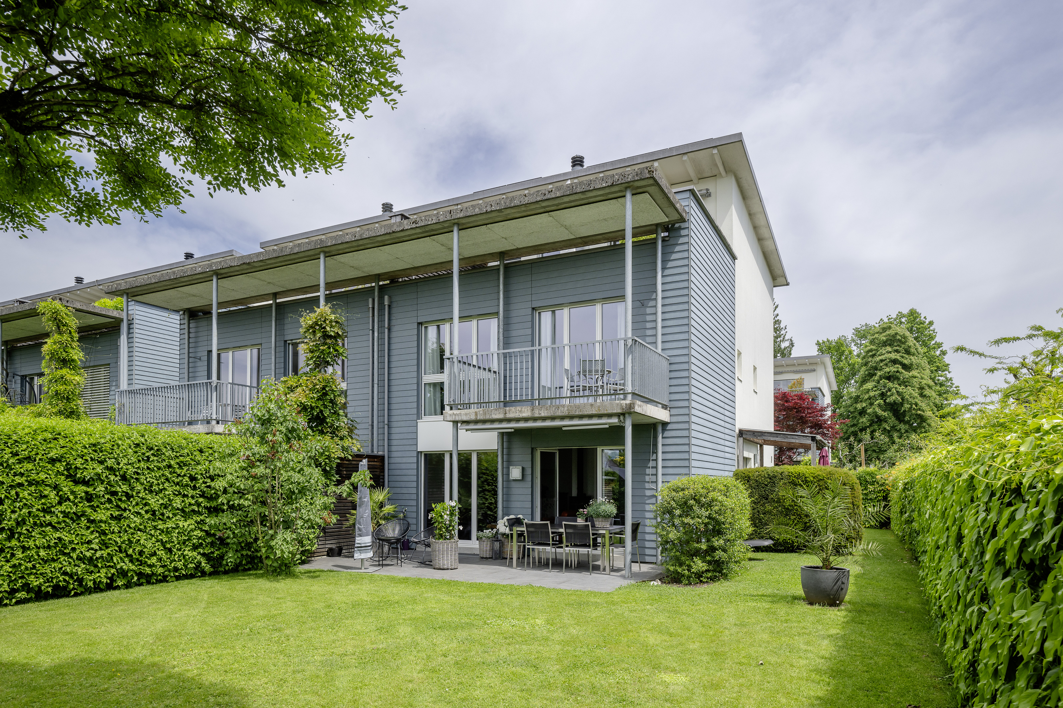 Moderne Familienidylle im Hanfländer-Quartier