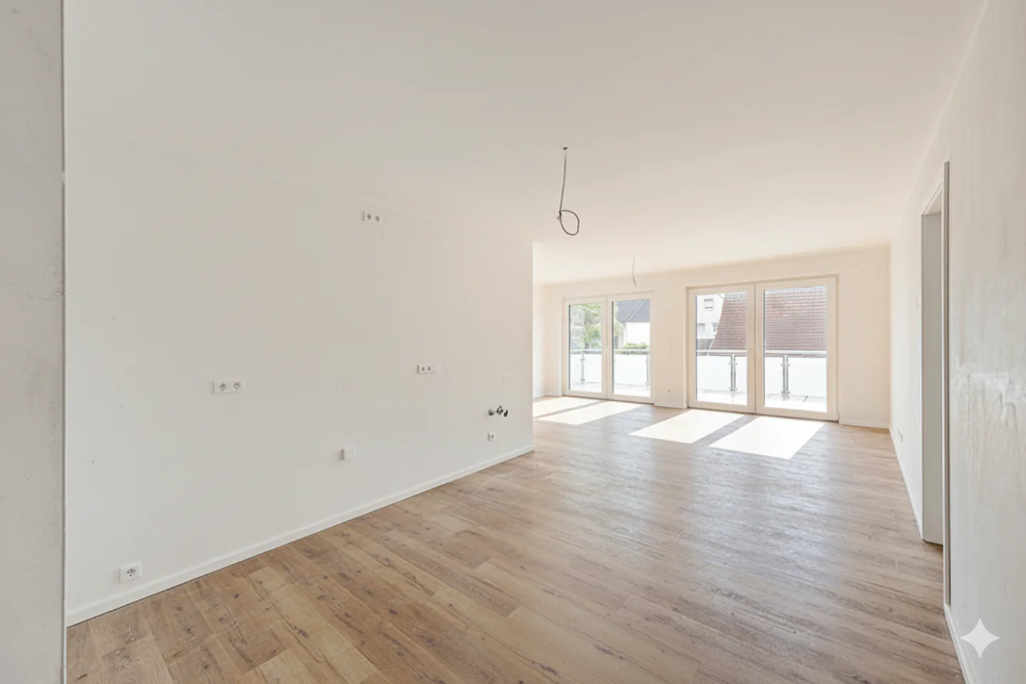Neubau: Barrierearme 3-Zimmer-Wohnung mit Balkon, Aufzug und Stellplatz - Foto 3