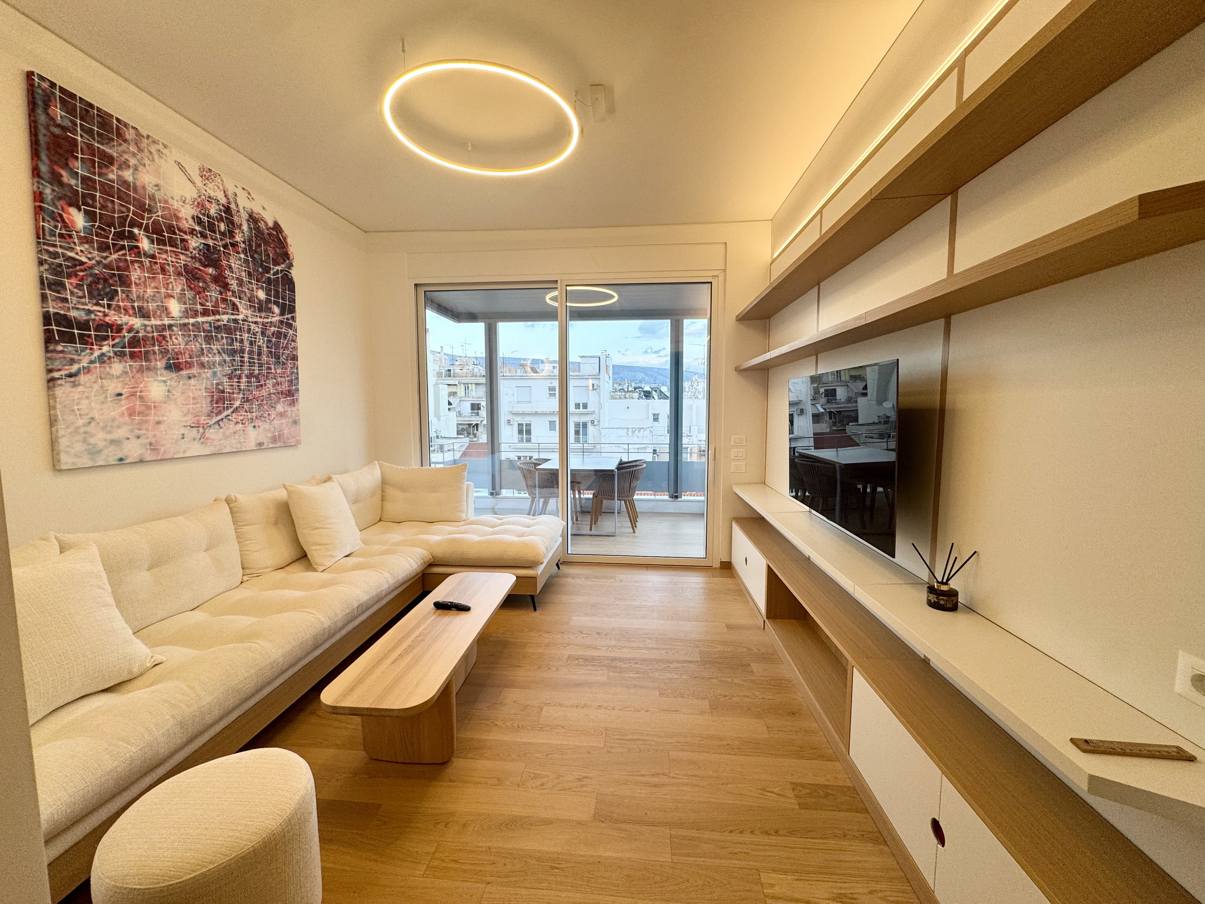 Luxurious furnished 78 sq.m. apartment with views of the Acropolis & Lycabettus Hill