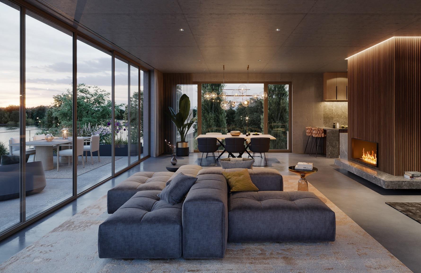 Longing place deluxe: Lakefront penthouse