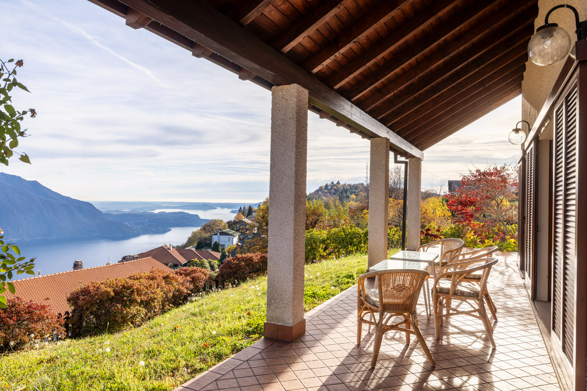 Villa on the hills above Verbania with magnificent lake views