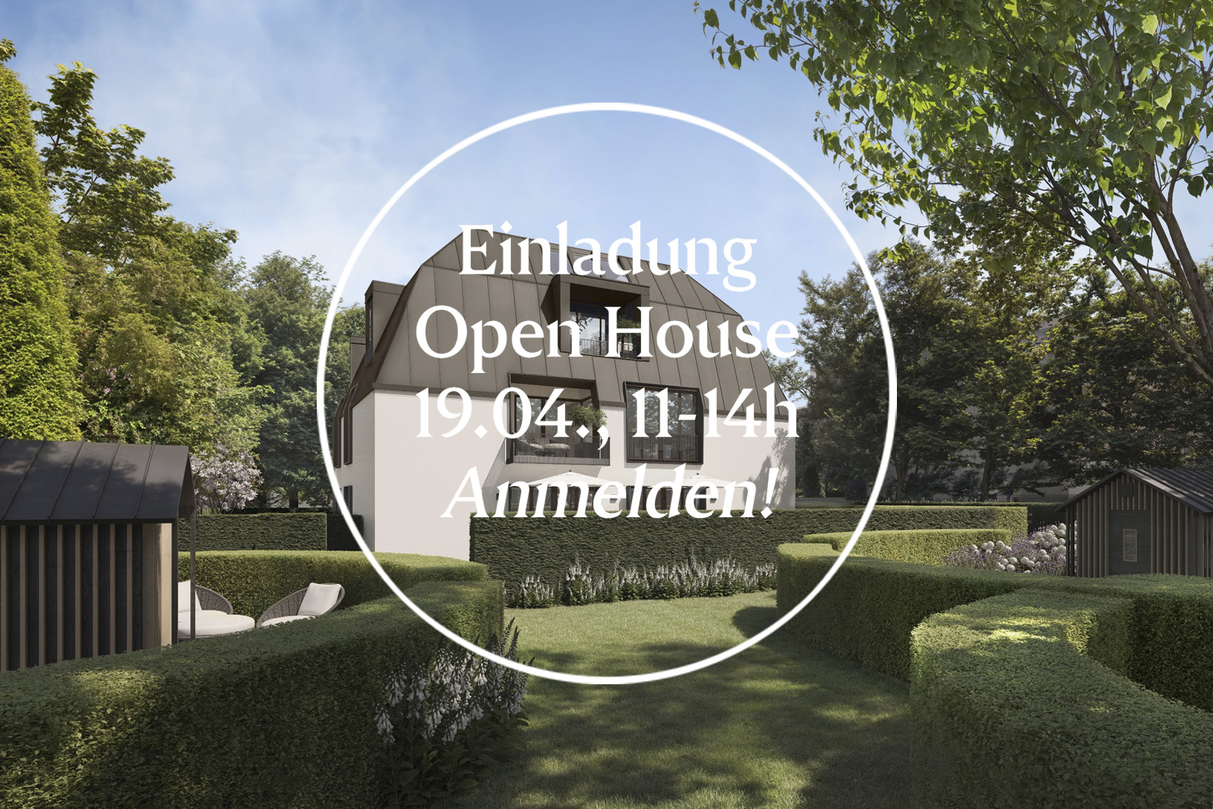 OPEN HOUSE AM 19.04.* Traumzuhause mit Garten