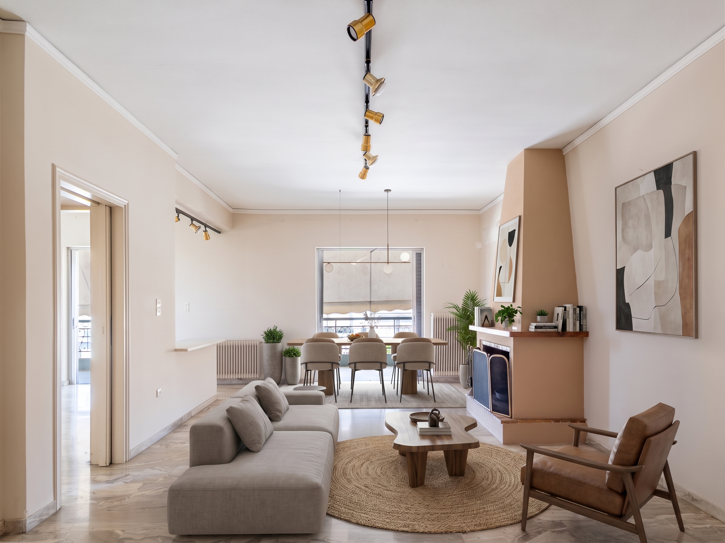 Bright penthouse in the heart of Εgaleo with exceptional views [KI-modifiziert]