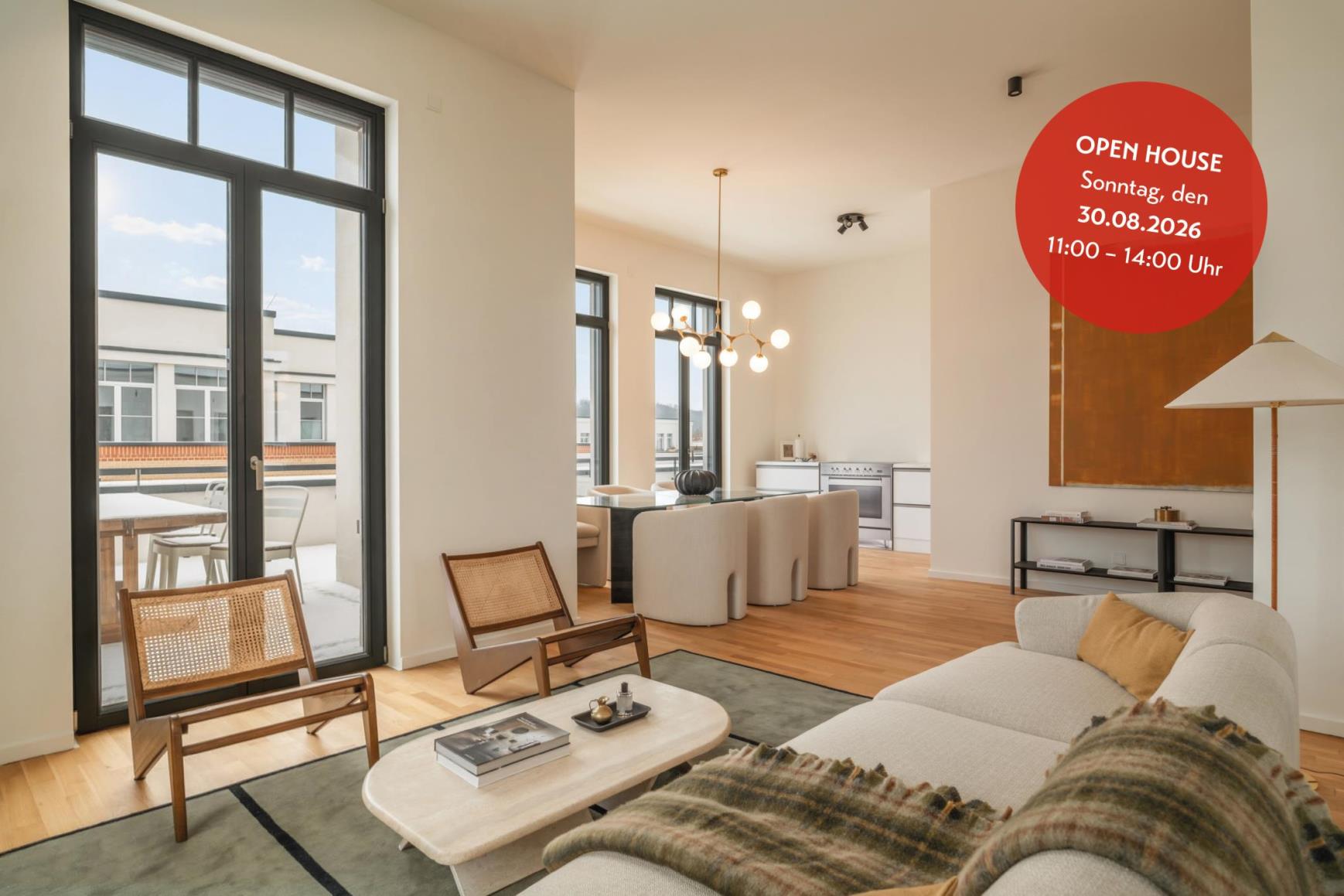 A penthouse to fall in love with – above the rooftops of Potsdam