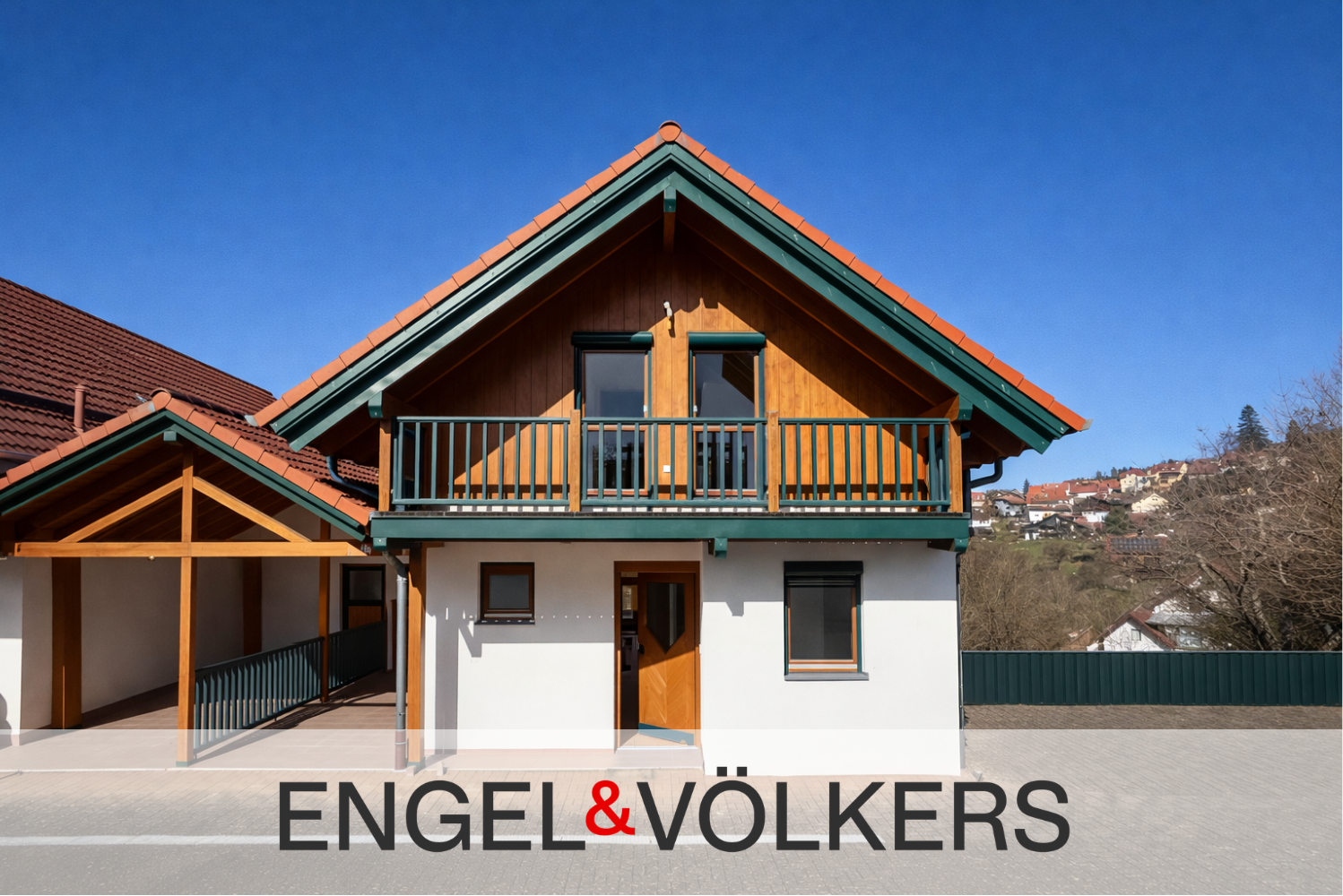 Einfamilienhaus in Holzbauweise mit traumhaften Balkonen & Naturblick in Rothenberg
