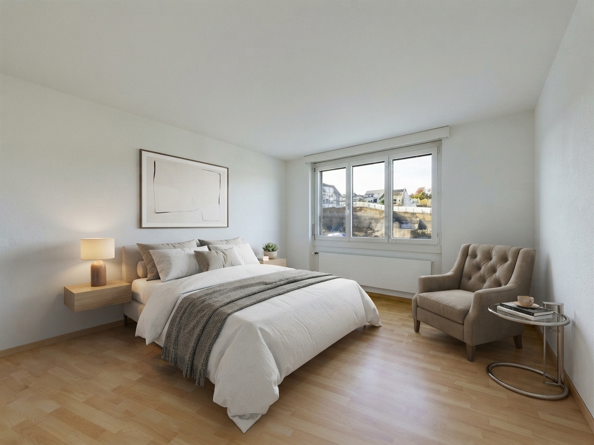 Bright 4.5-room apartment with view of greenery