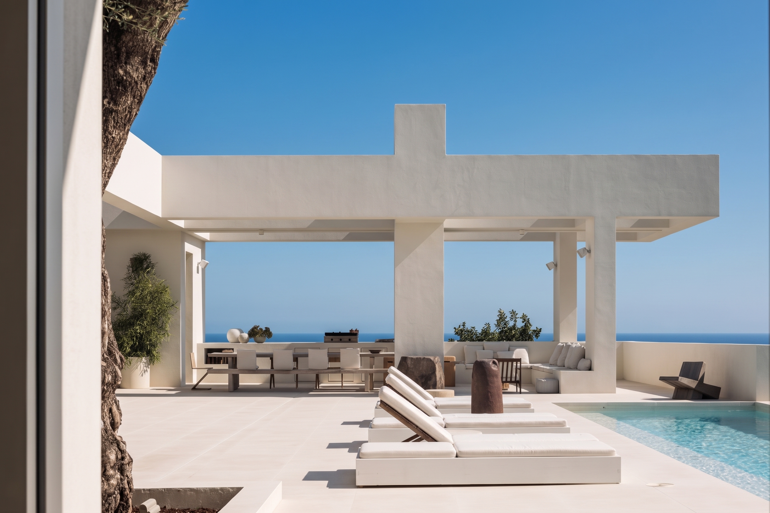 Exceptional Architectural Villa with Panoramic Sea Views in Los Altos de los Monteros, Marbella