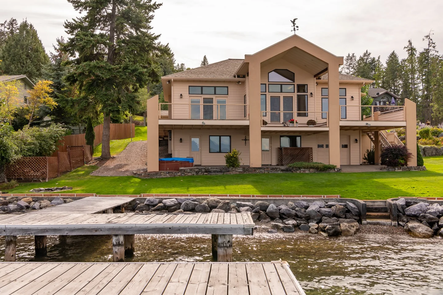 Unique Property with 2 Homes on Flathead Lake.