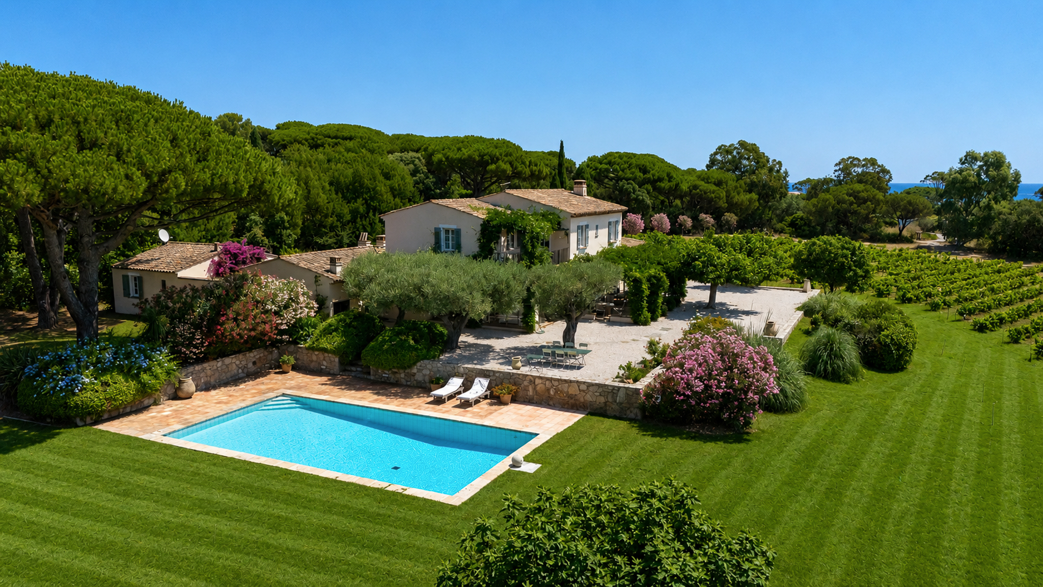 Authentique bastide provençale au cœur des vignes