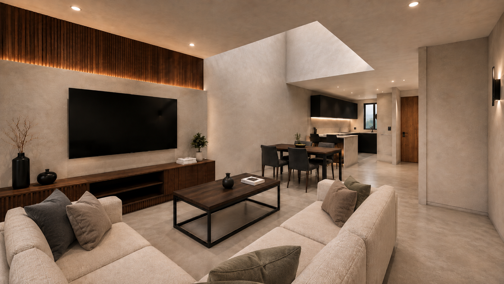 Residencial Infinity: Your new build urban oasis with a private pool. [AI-modified]