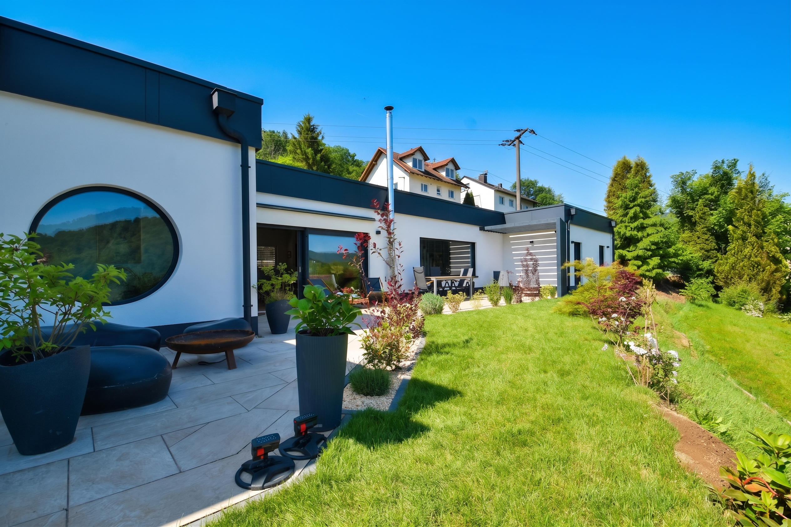 Luxus, Ruhe und Natur: Außergewöhnlicher Bungalow in einzigartiger Aussichtslage
