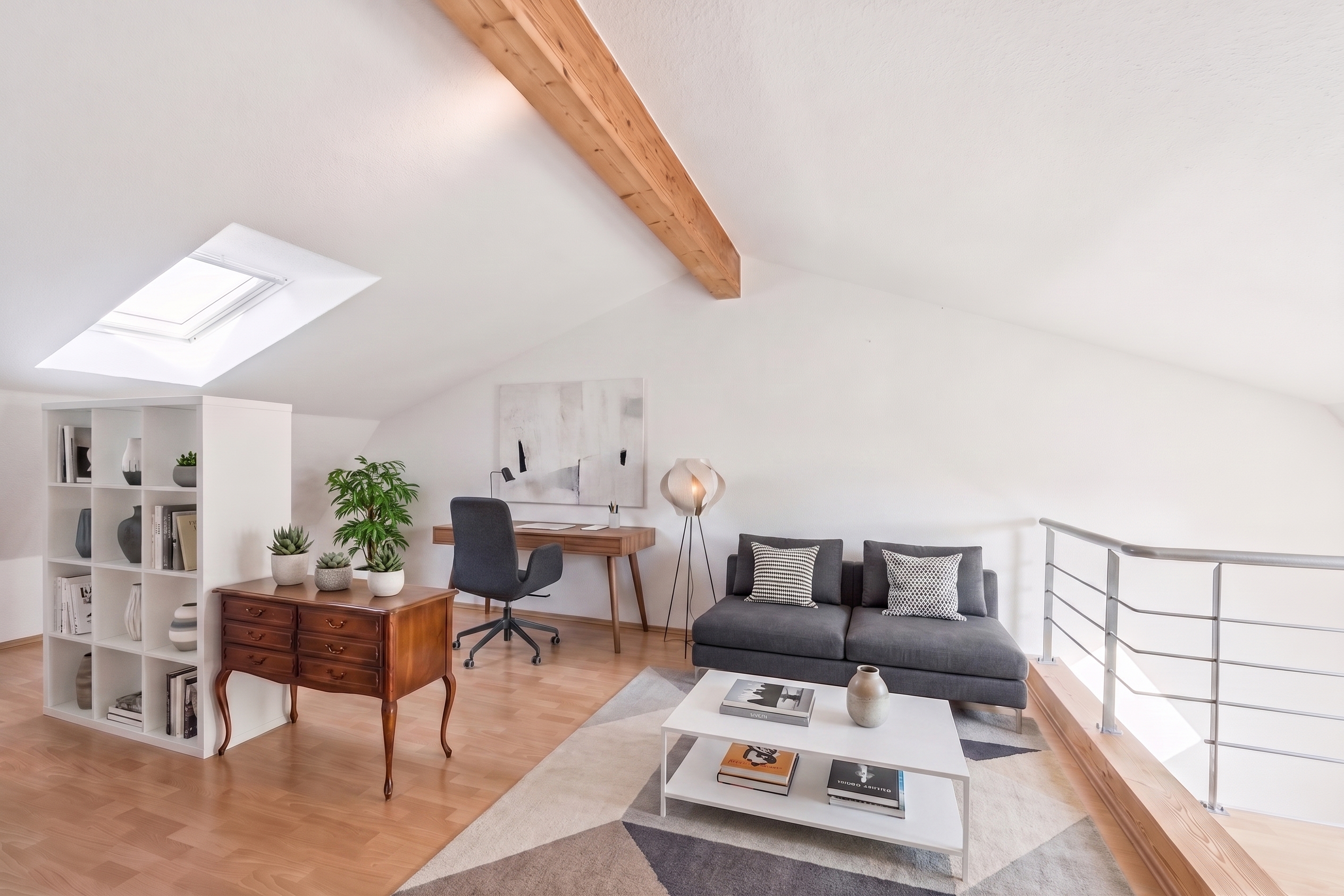 Living with special flair: 3-room apartment with spacious gallery [AI-modified]