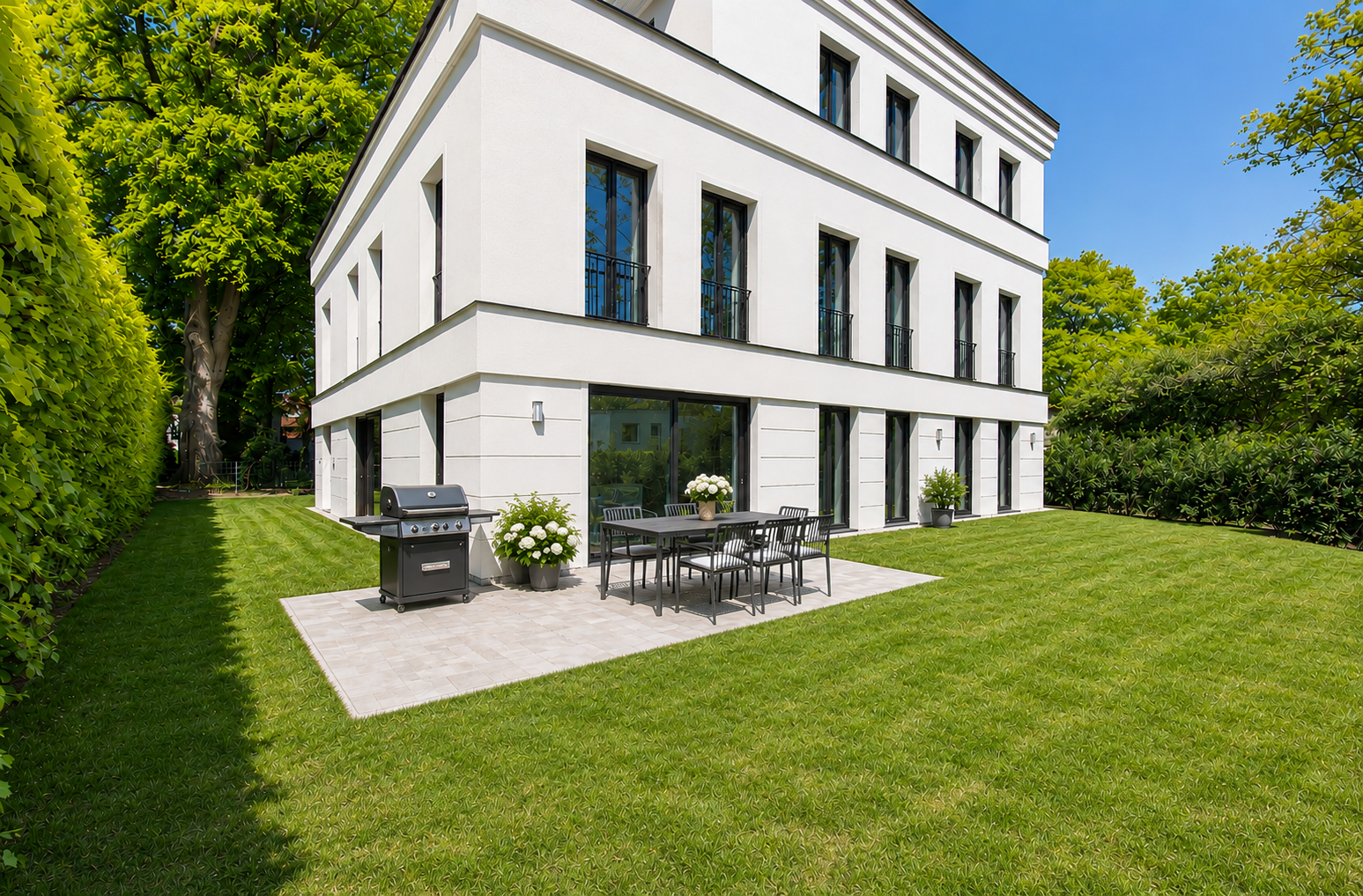 Traumwohnung mit sonnigem Garten [AI-modified]