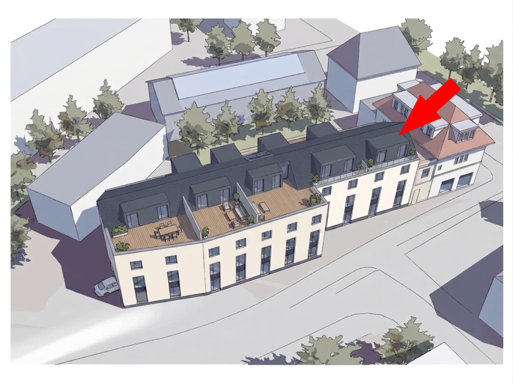 Aufwendig geplantes Penthouse im KfW 40EE Standard in unmittelbarer Entfernung zum Pferdemarkt