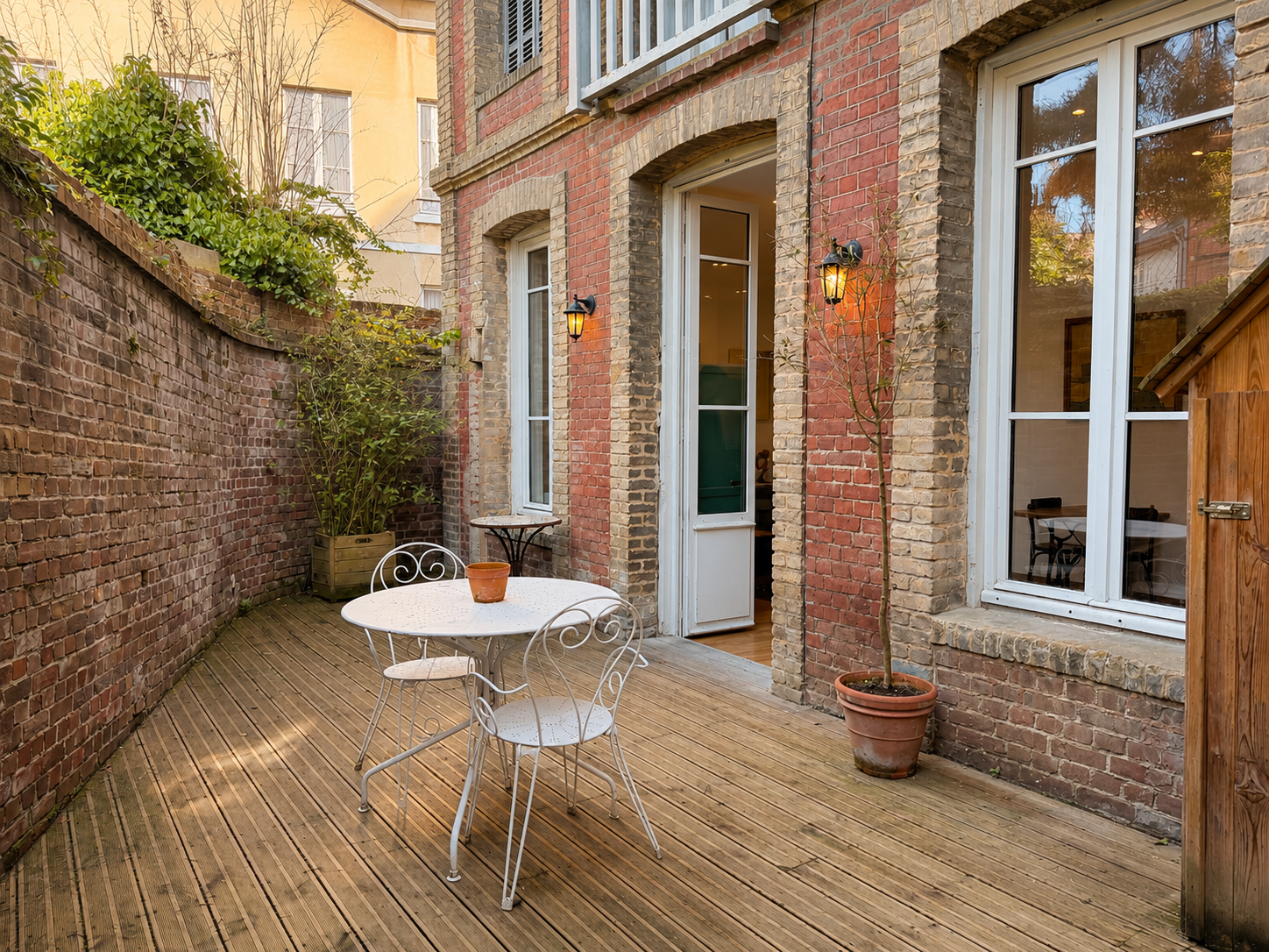 Appartement avec cour-terrasse privative au cœur de Honfleur