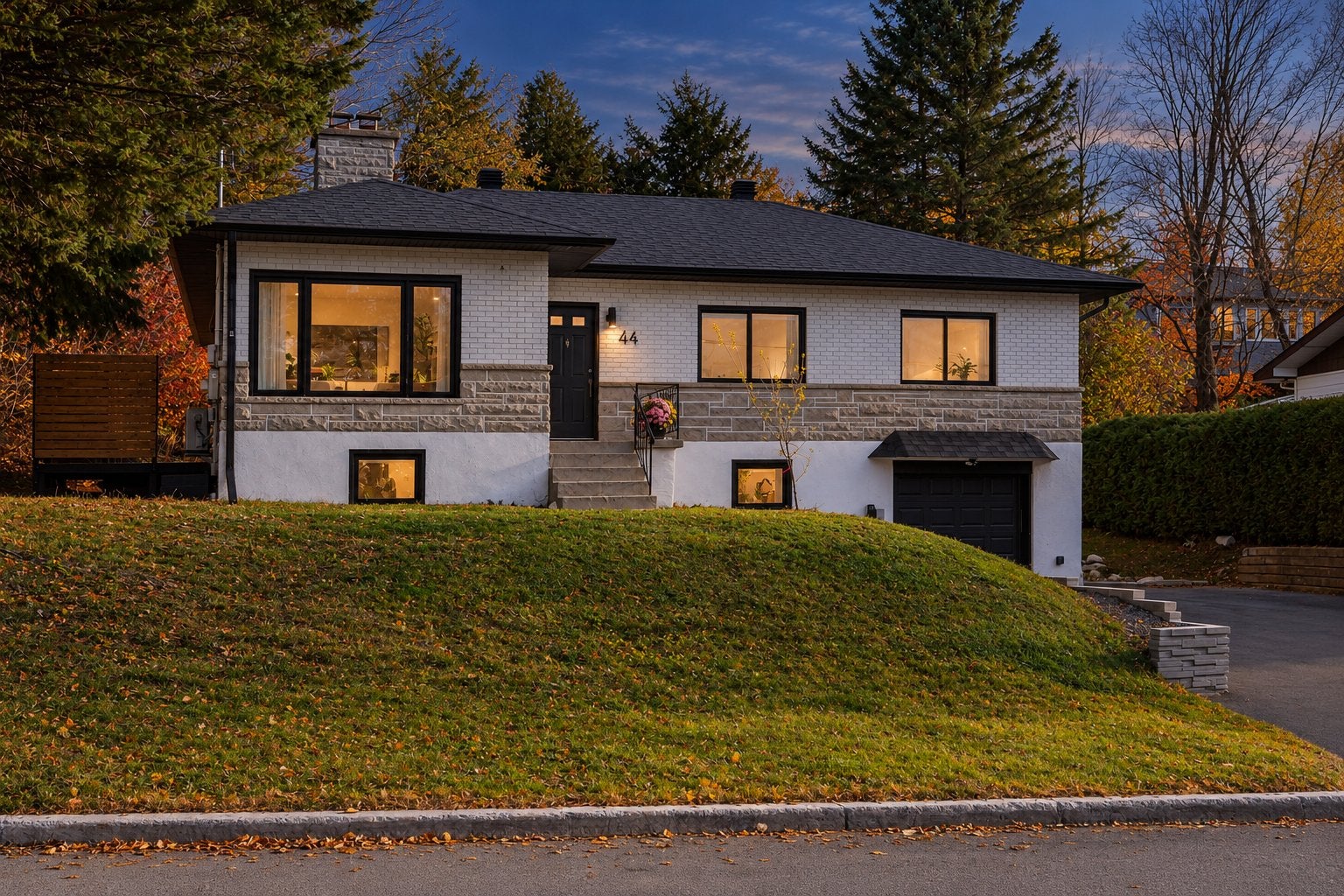 Beautifully renovated home located in  in the Laurentians