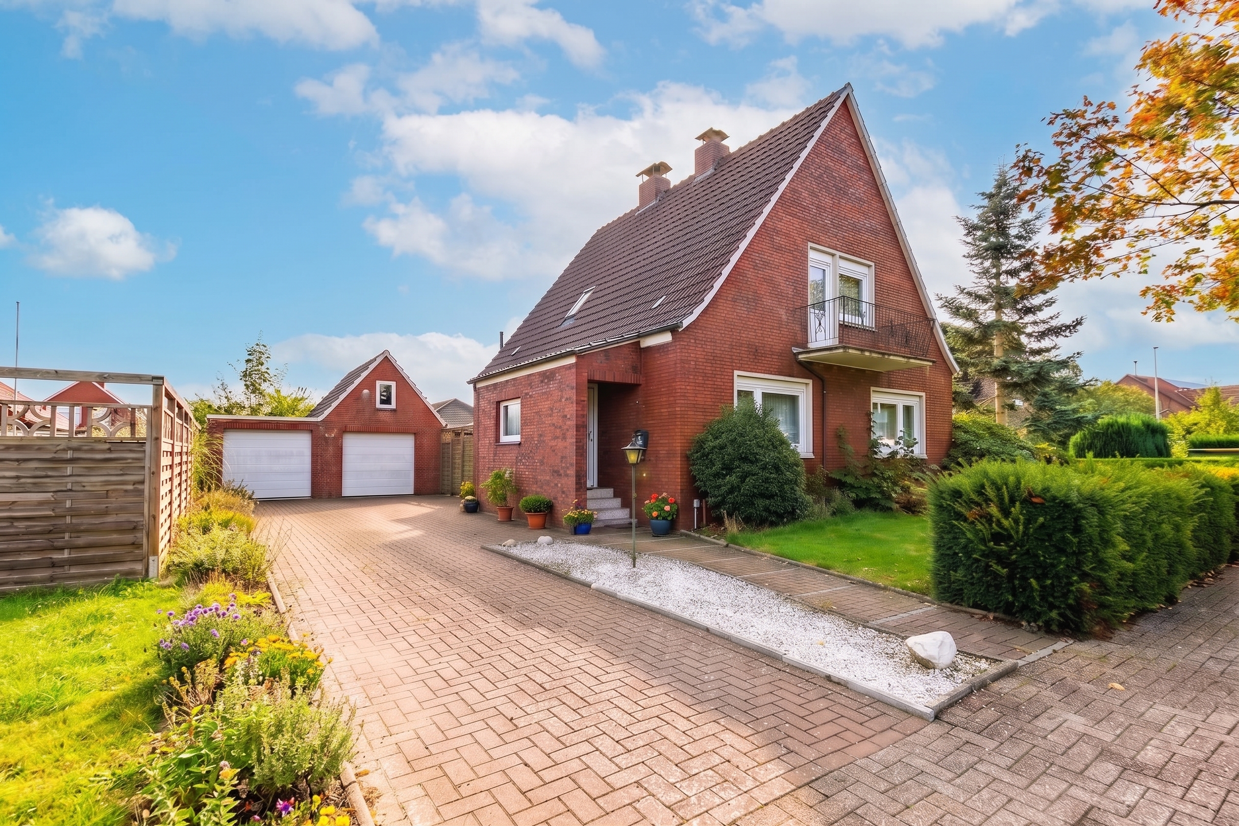 Einfamilienhaus mit Doppelgarage auf einem Eigentumsgrundstück!