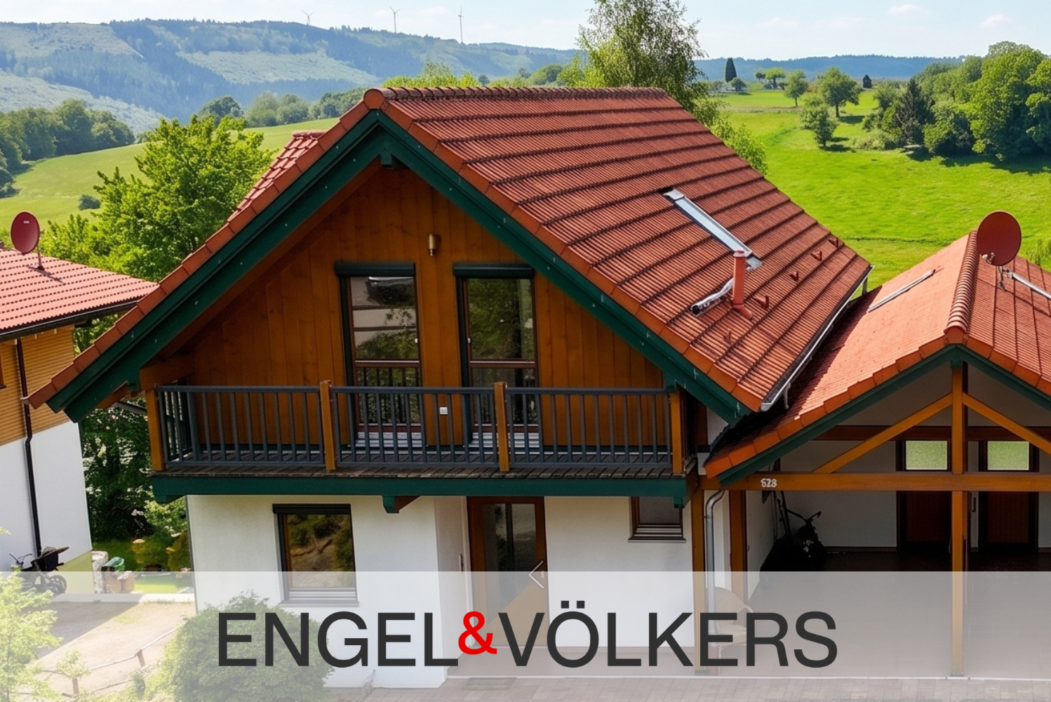 Charmantes Doppelhaus mit Einliegerwohnung, Garten und traumhaftem Ausblick