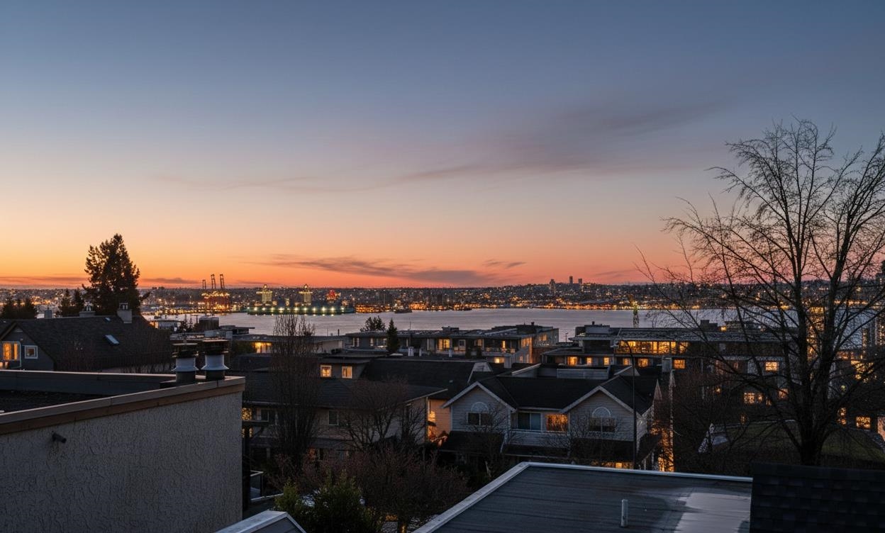 Bright Reverse-Plan Townhome with Spectacular Water Views