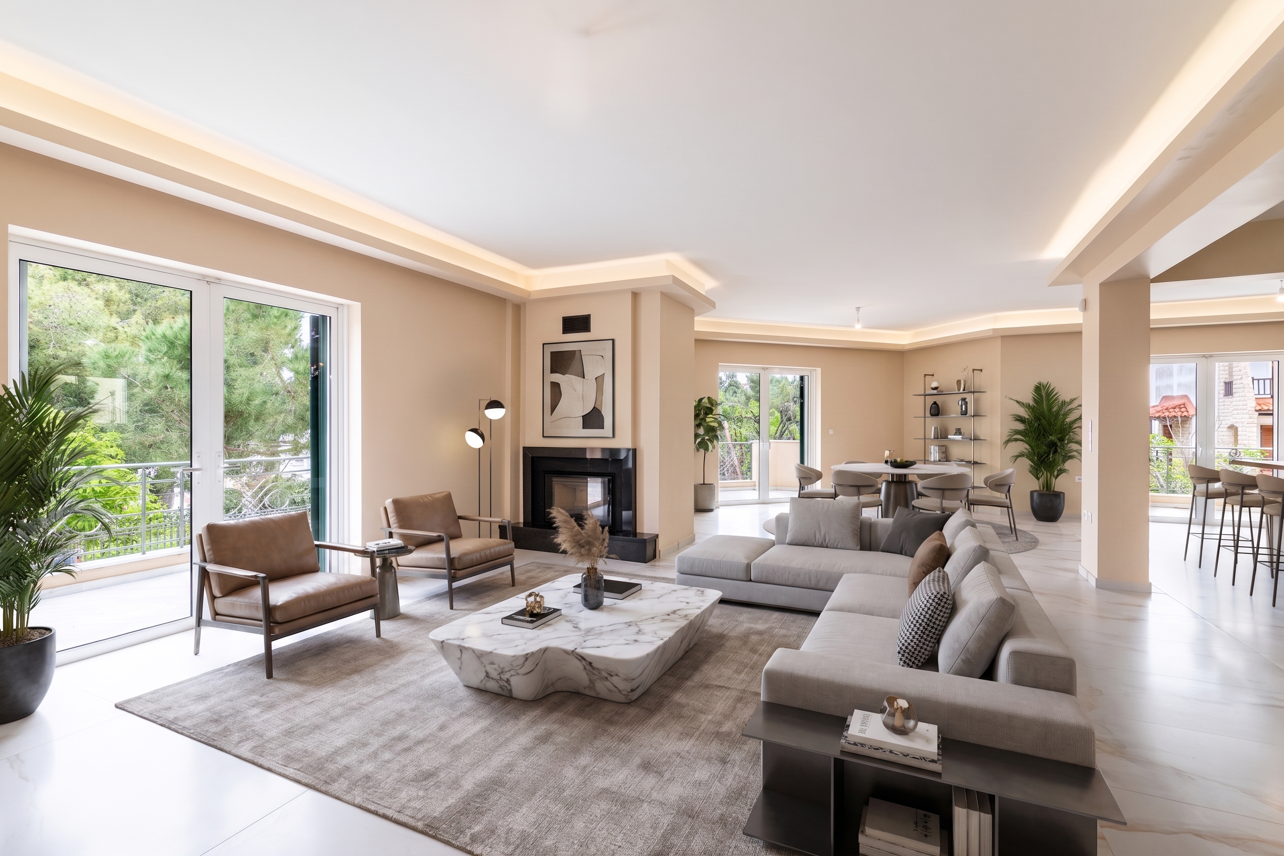 Exceptional residence comprising two independent apartments