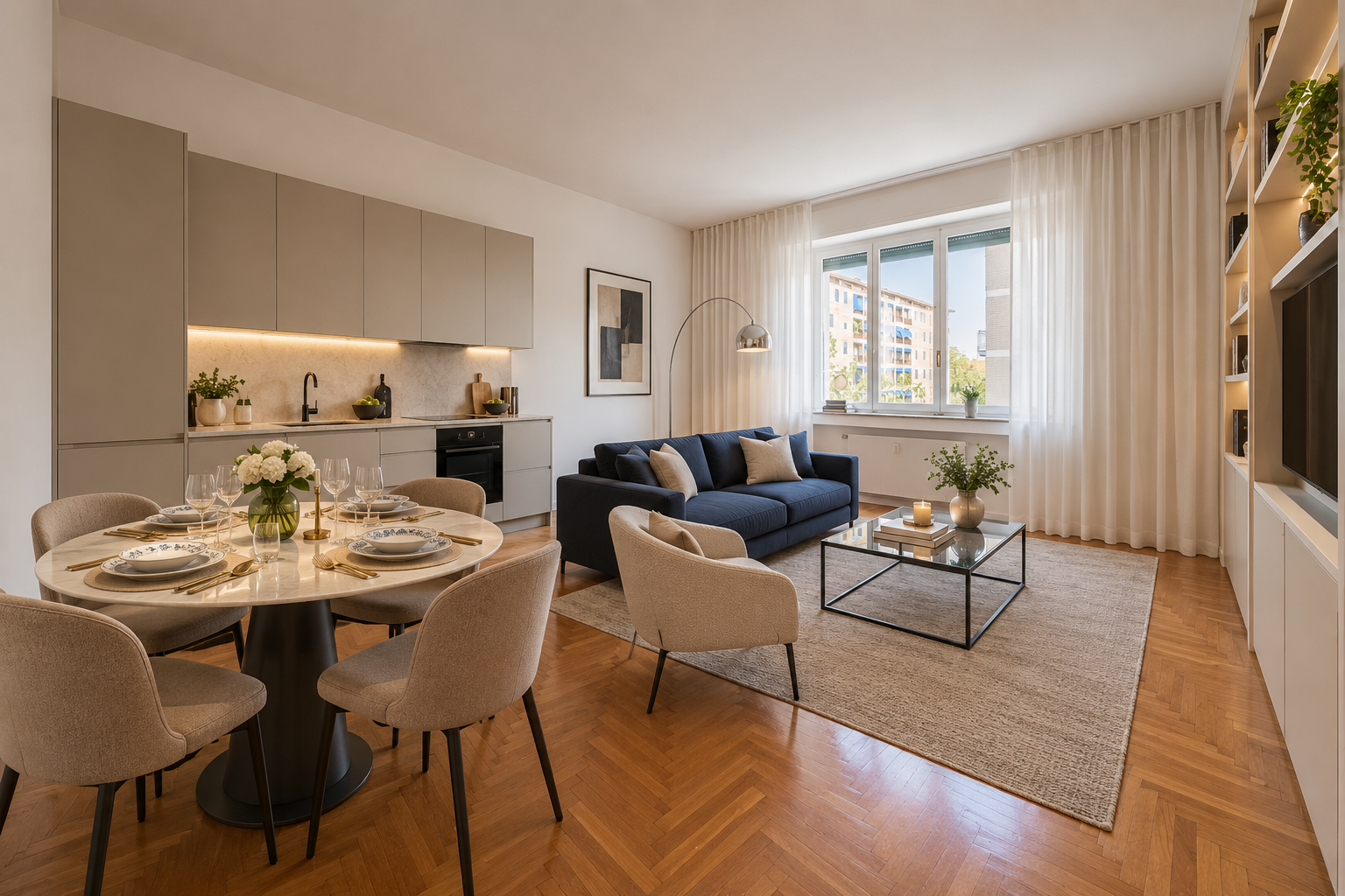 Bright apartment in the Pagano area [AI-modified]