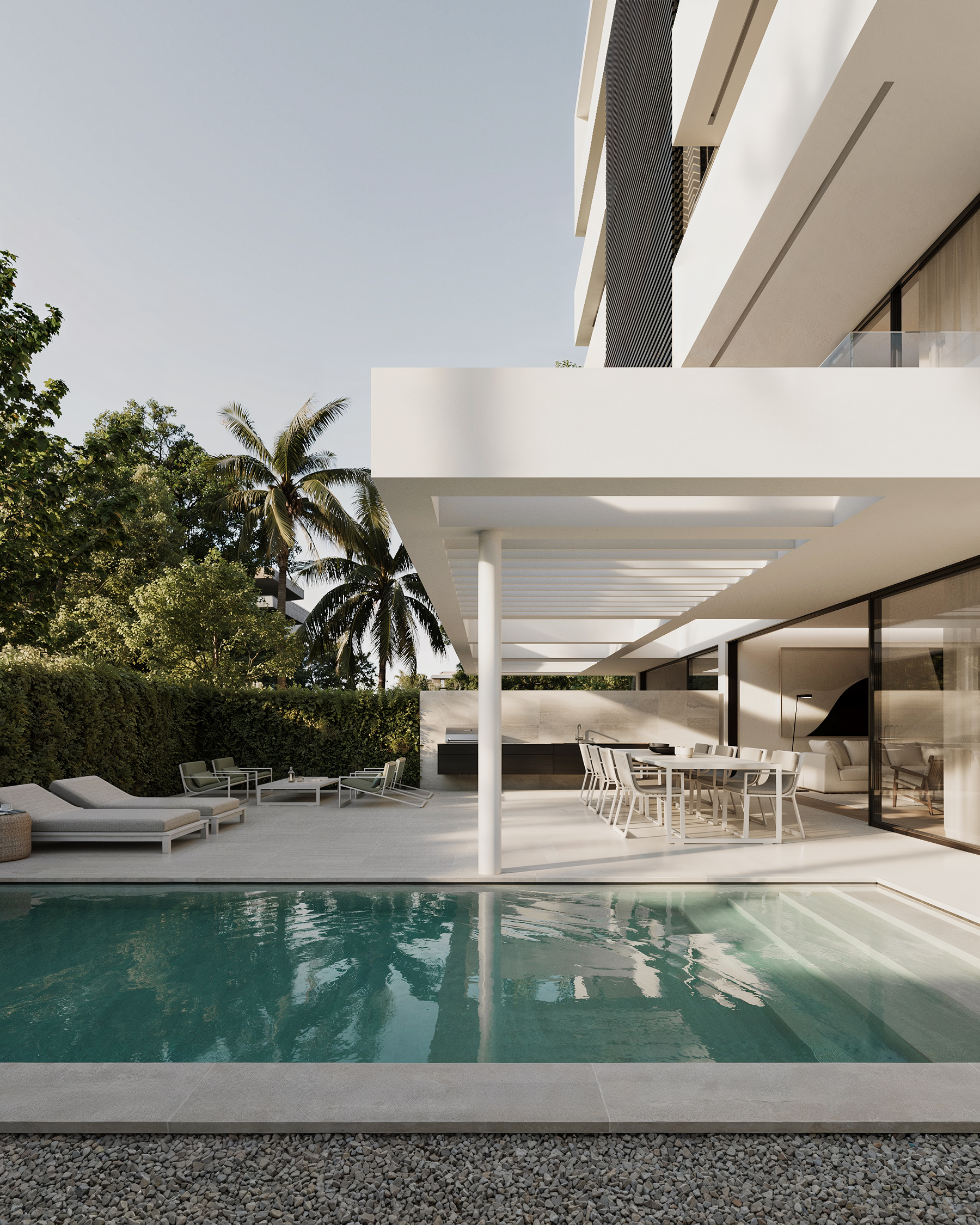 Garden maisonette with pool in the heart of Glyfada