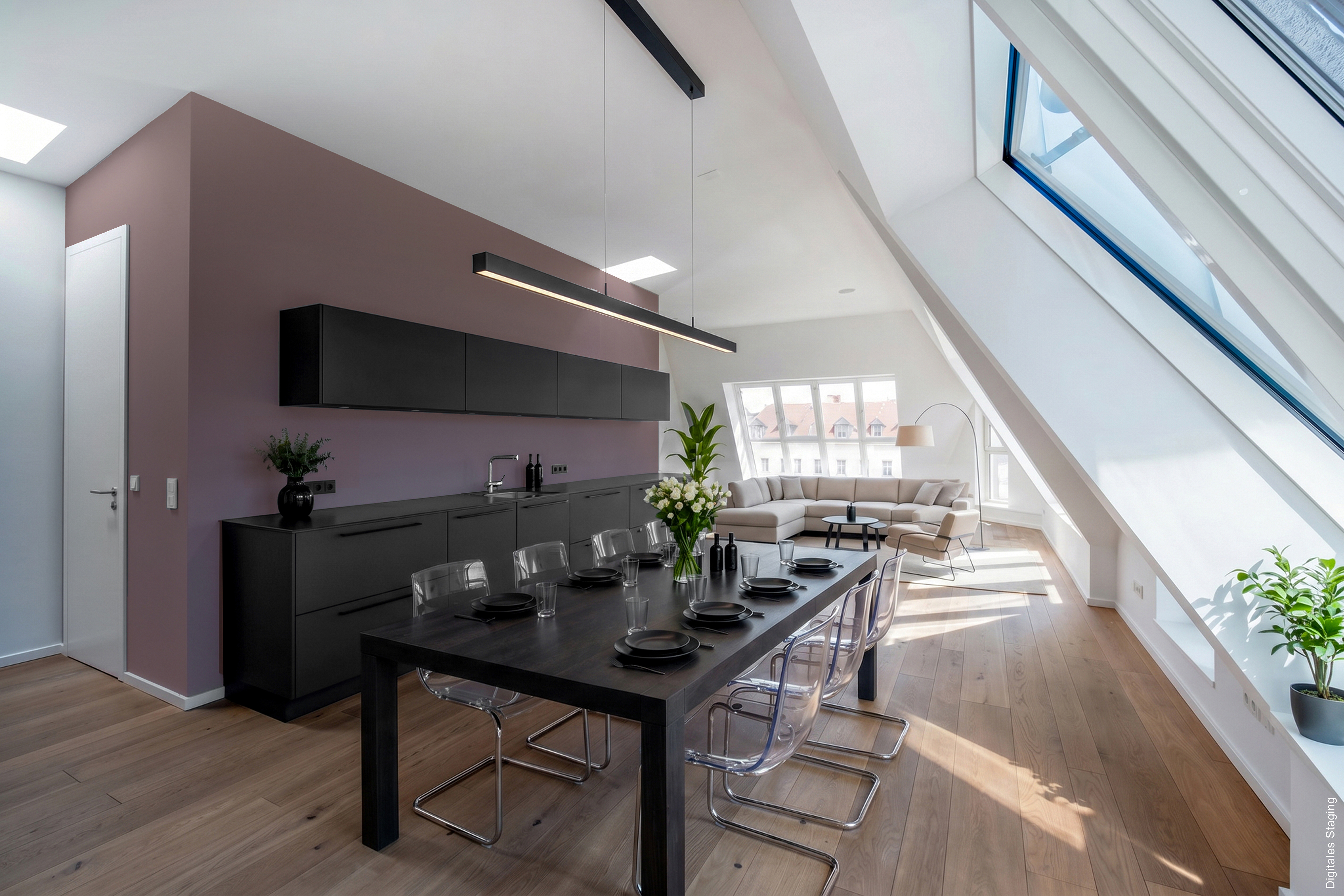 Lichtdurchflutetes Luxus-Penthouse mit markanter Architektur im Prenzlauer Berg
