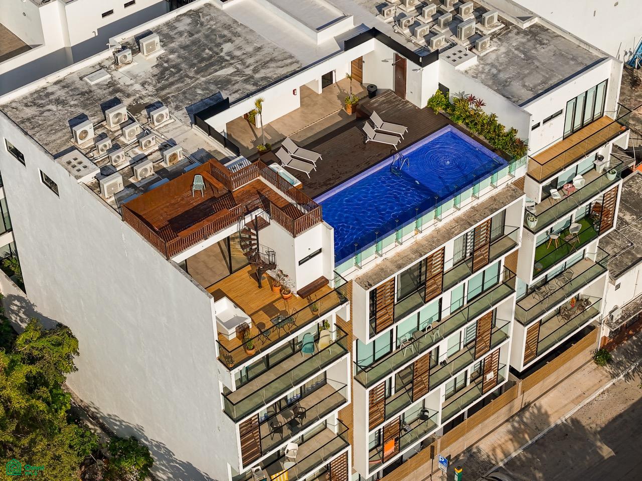 3 BR Lock off Penthouse with Rooftop for Sale in Icono Playa